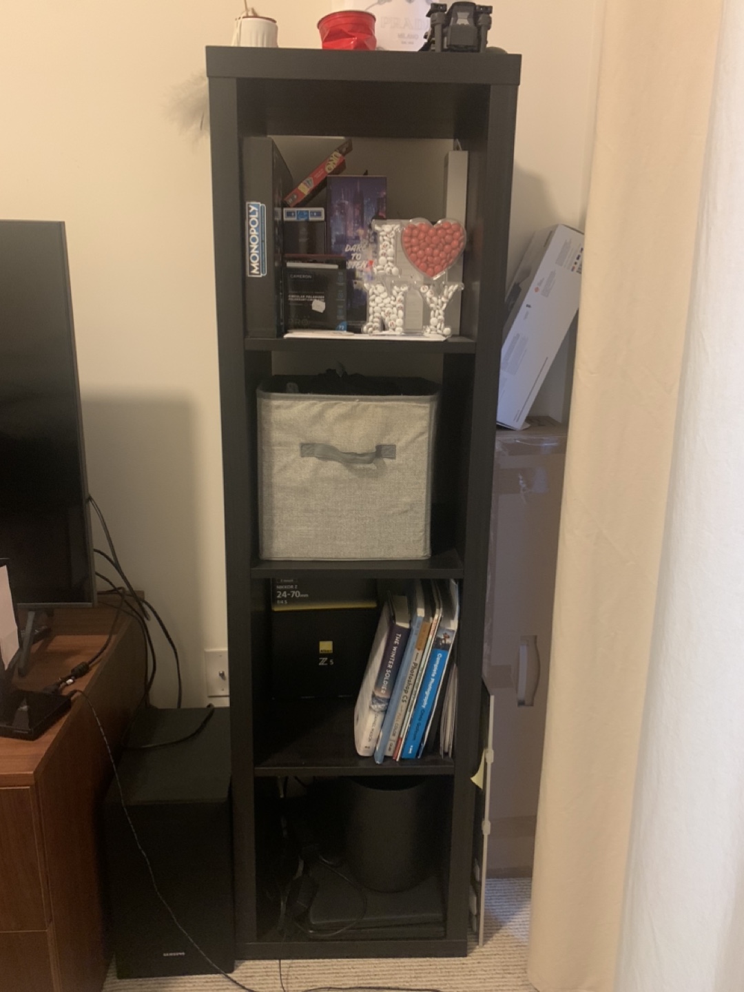 NEW IKEA Black 4 Shelf unit
