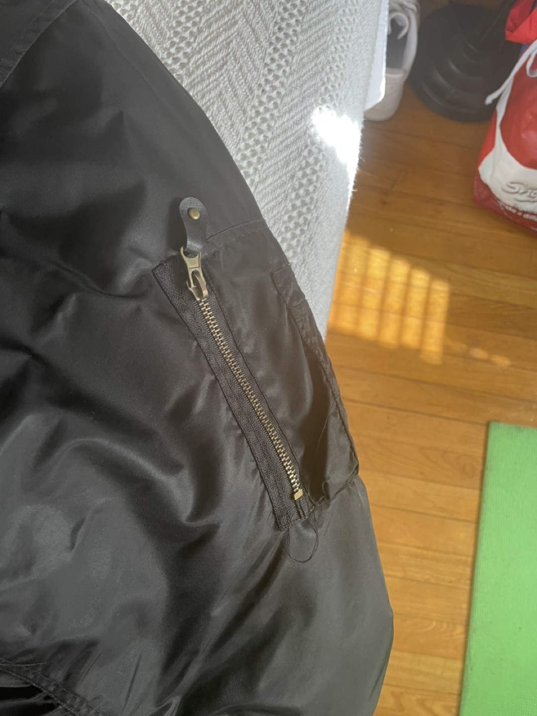 Black Alpha Industries MA-1 Bomber Jacket - photo 5