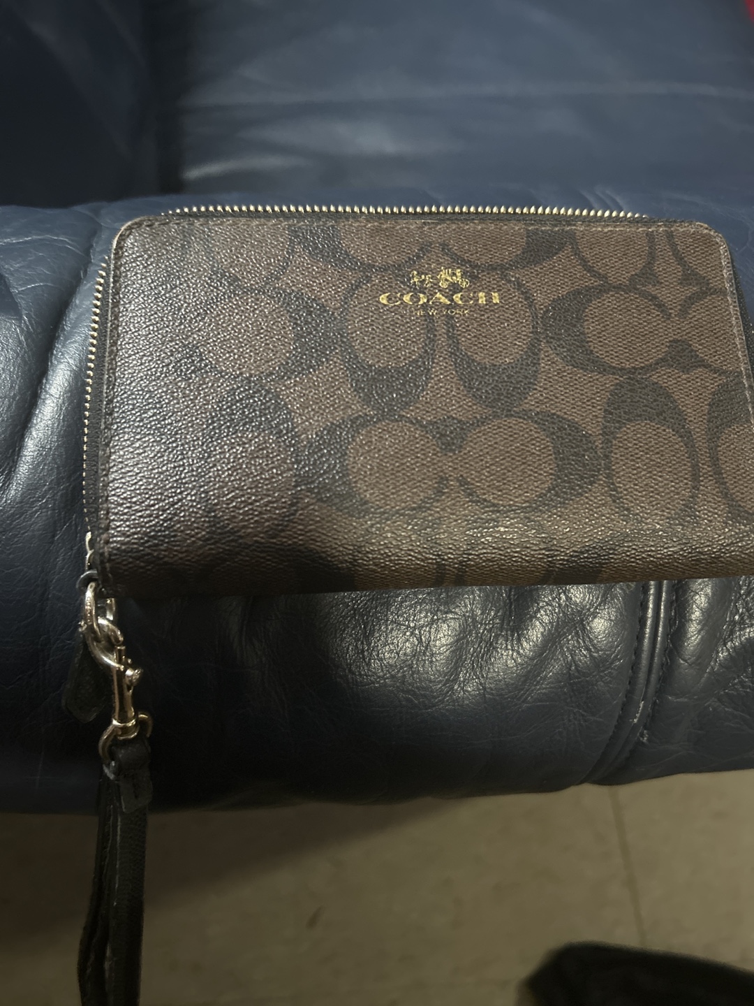 Coach Zip Around Wallet