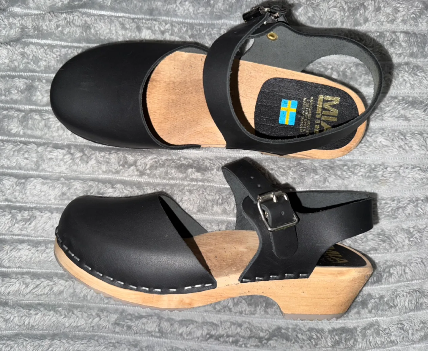 Black MIA 1976 Clogs-Size 39 (9) image indicator(3)