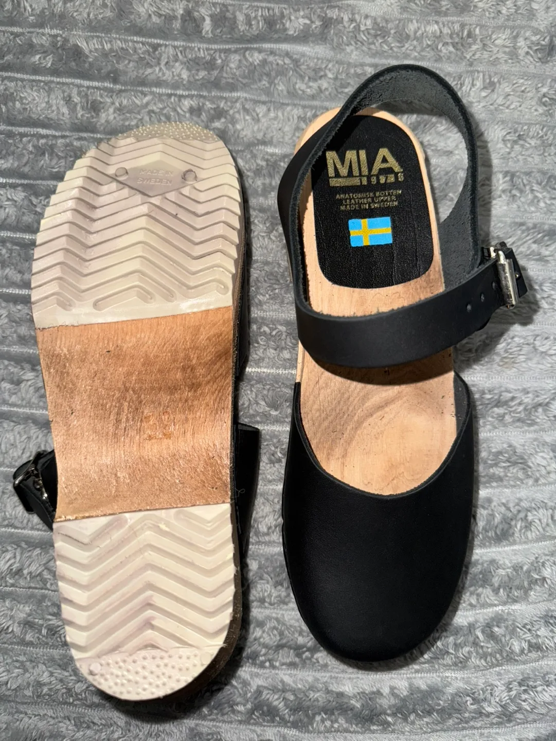 Black MIA 1976 Clogs-Size 39 (9) image indicator(2)