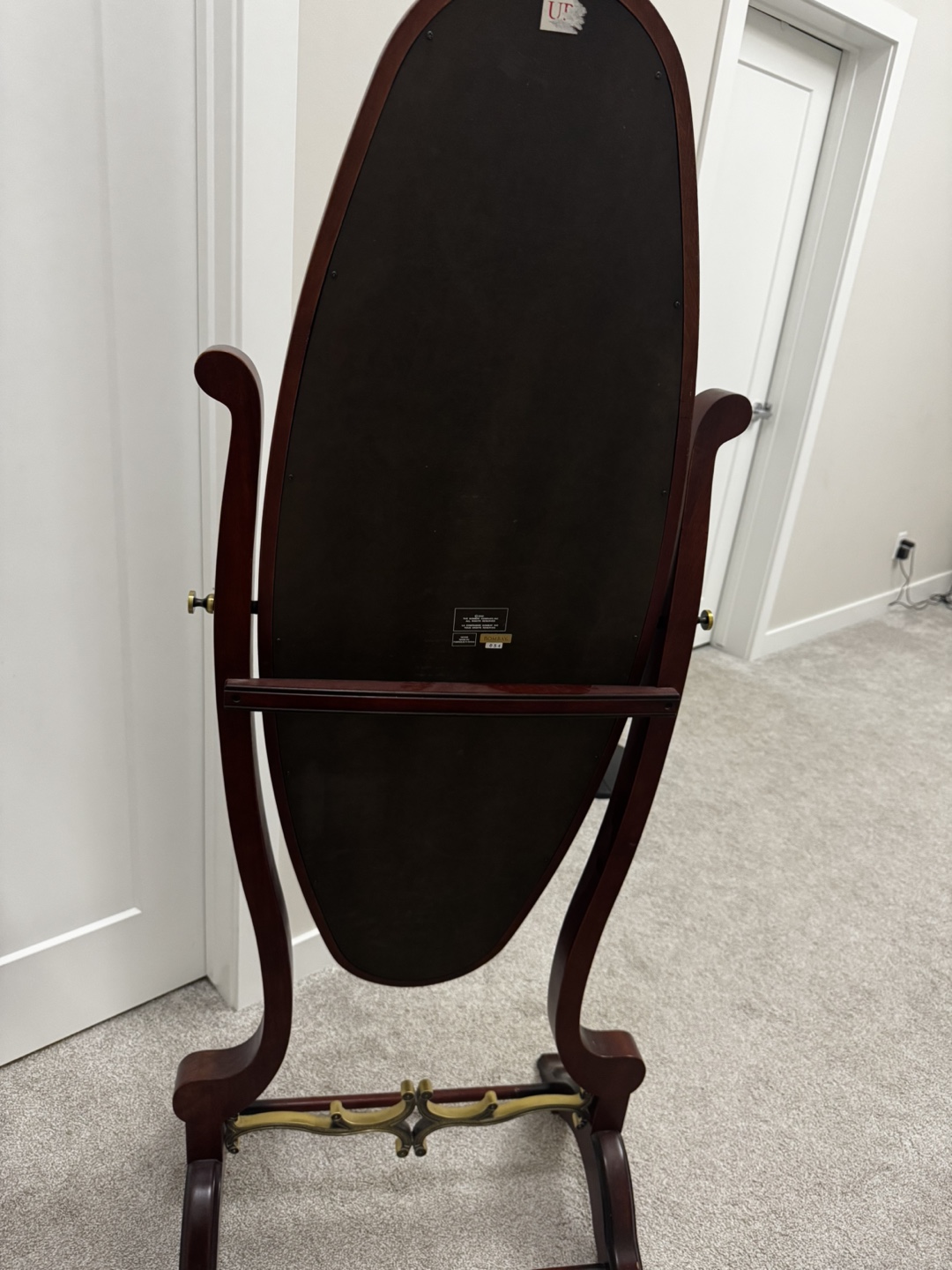 Full-length Wooden Floor Mirror - photo 3