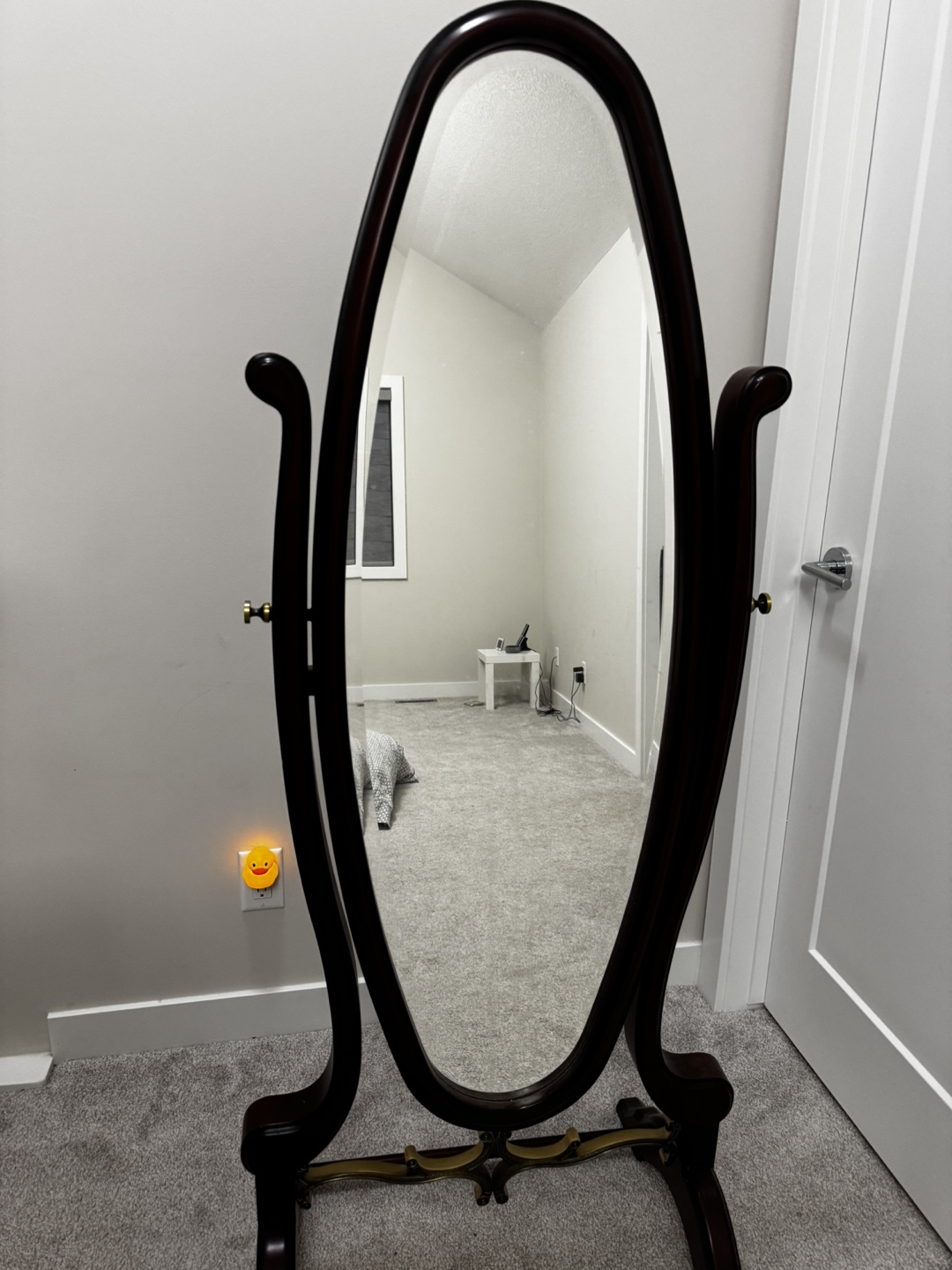 Full-length Wooden Floor Mirror