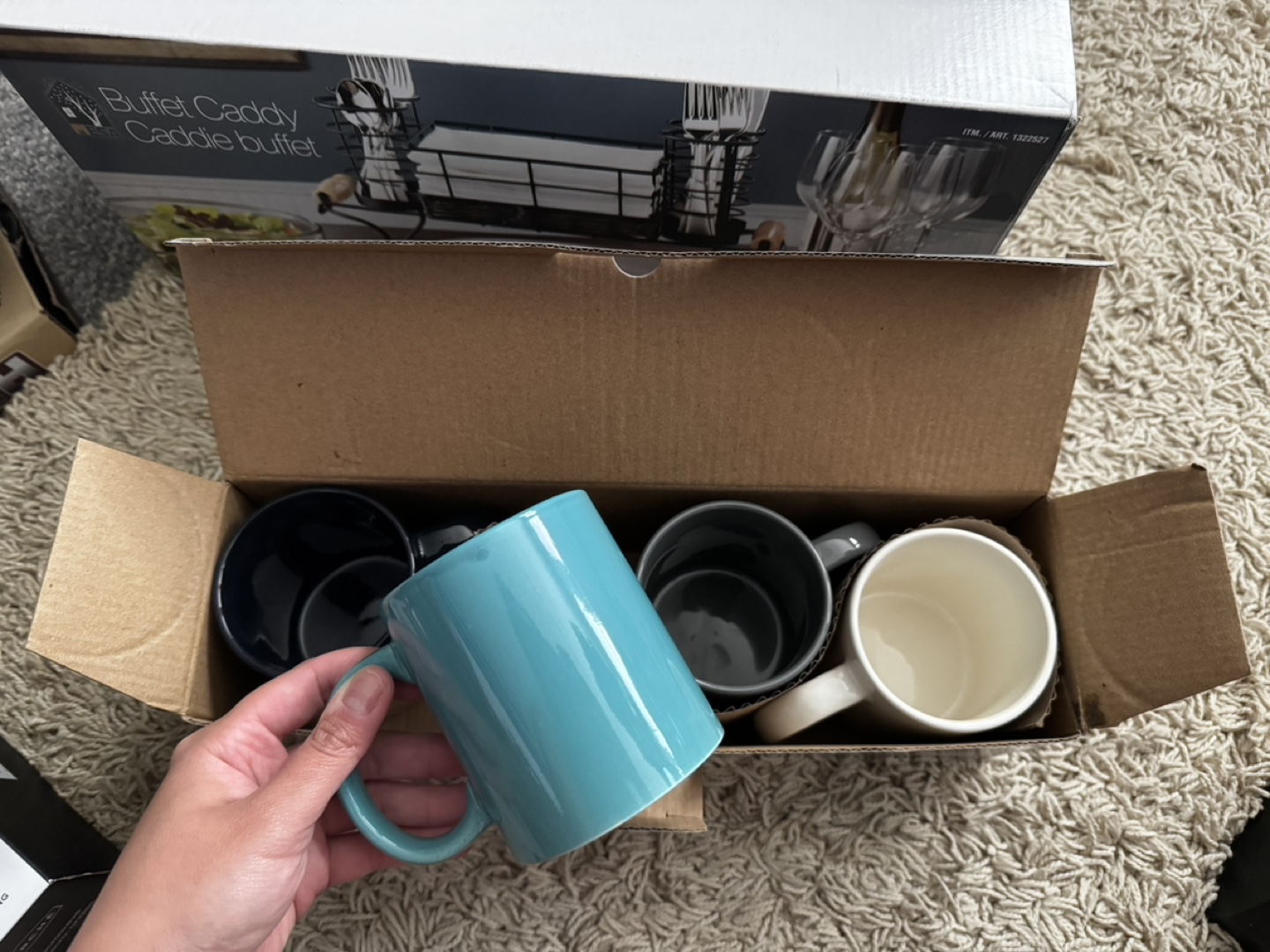 Master Chef 4-Piece Stoneware Mug Set 🥕 - photo 2