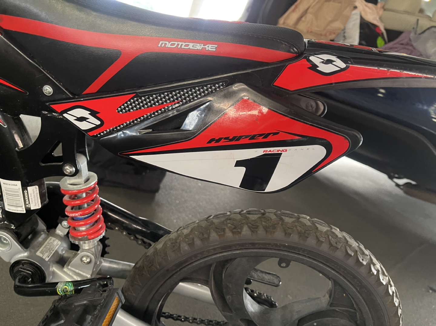 Motobike Kids Bike w/ Training Wheels - photo 4
