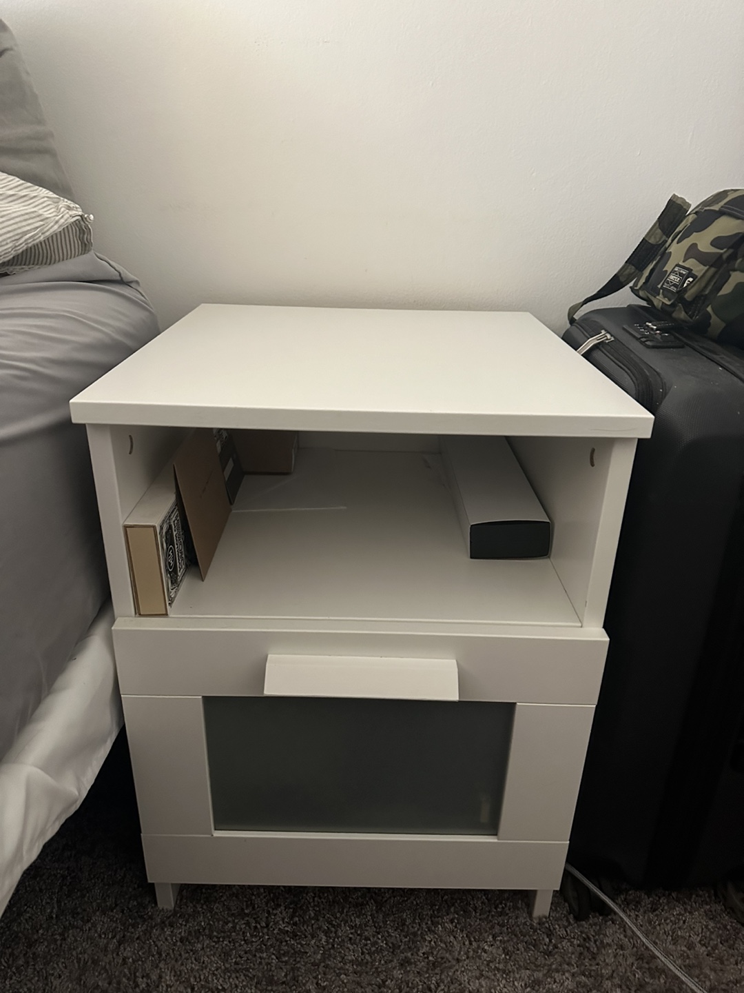 IKEA BRIMNES Nightstand White x 2 - photo 2
