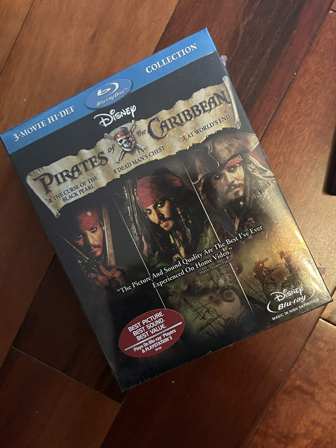 Pirates of the Caribbean Blu-Ray 3 Movie Collection