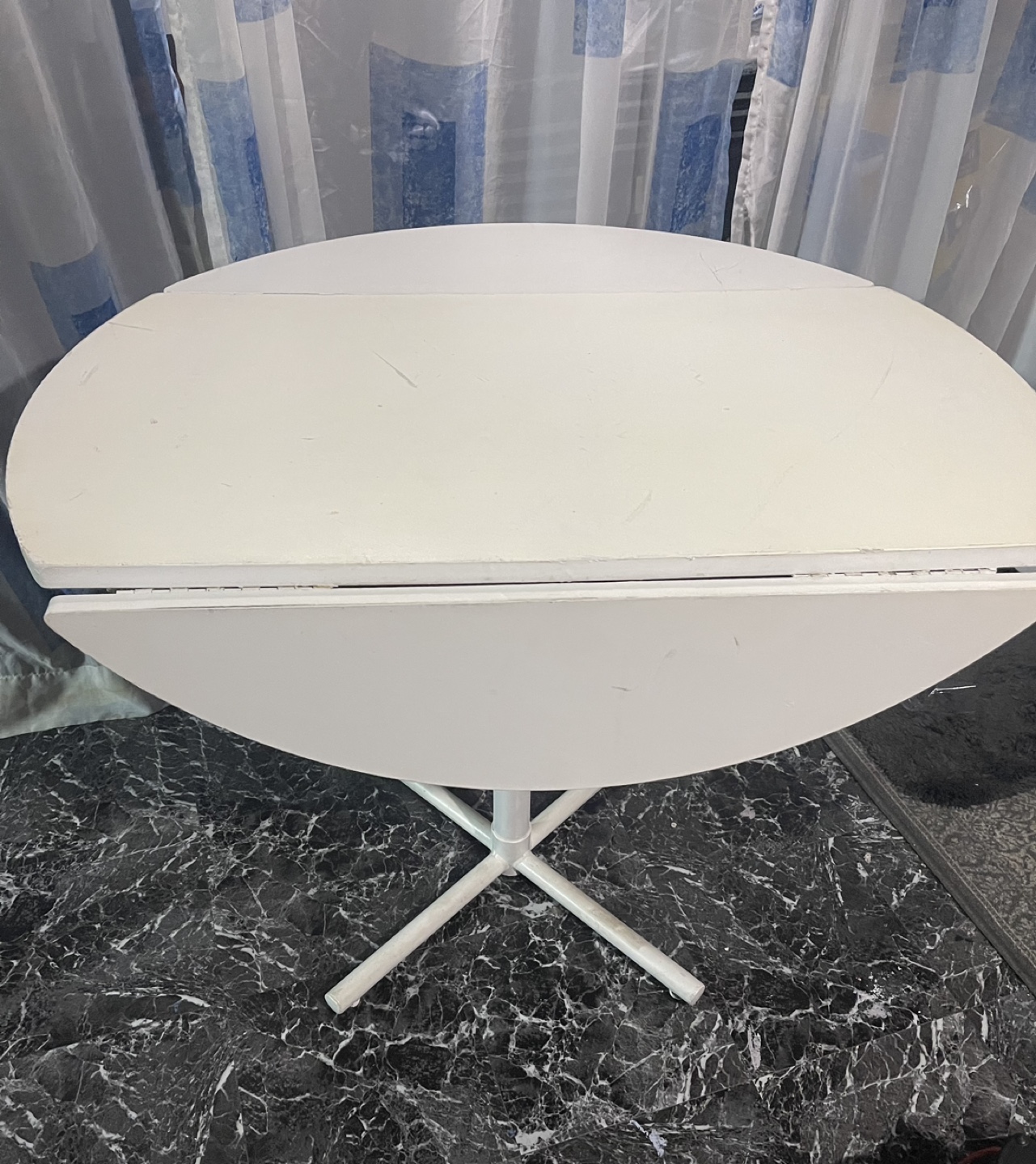 White Folding Table - photo 4