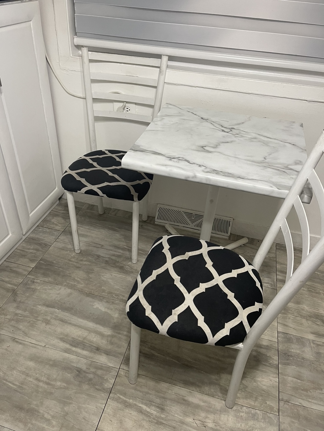 White Folding Table