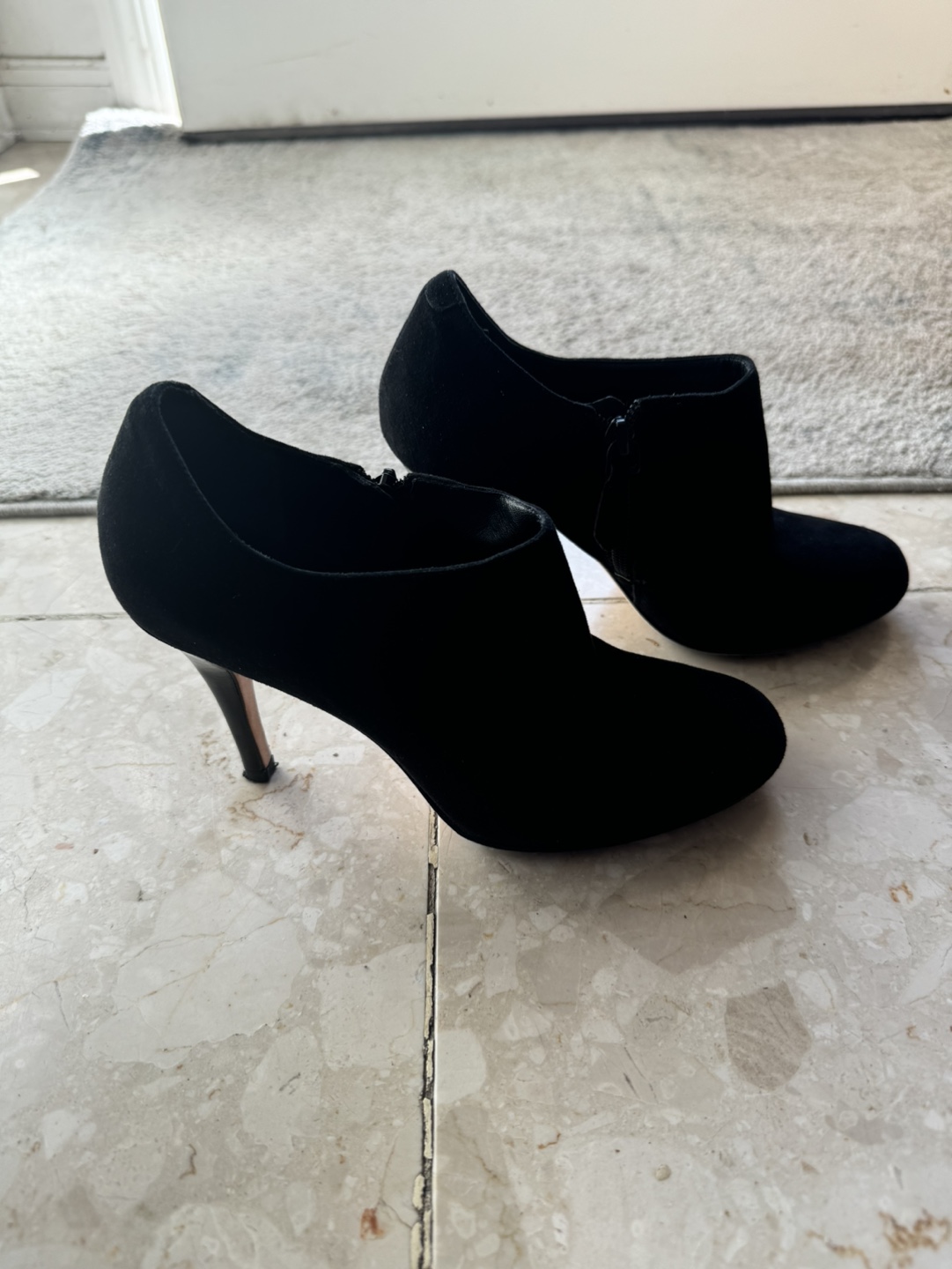 Cole Haan Black Suede Booties - photo 2