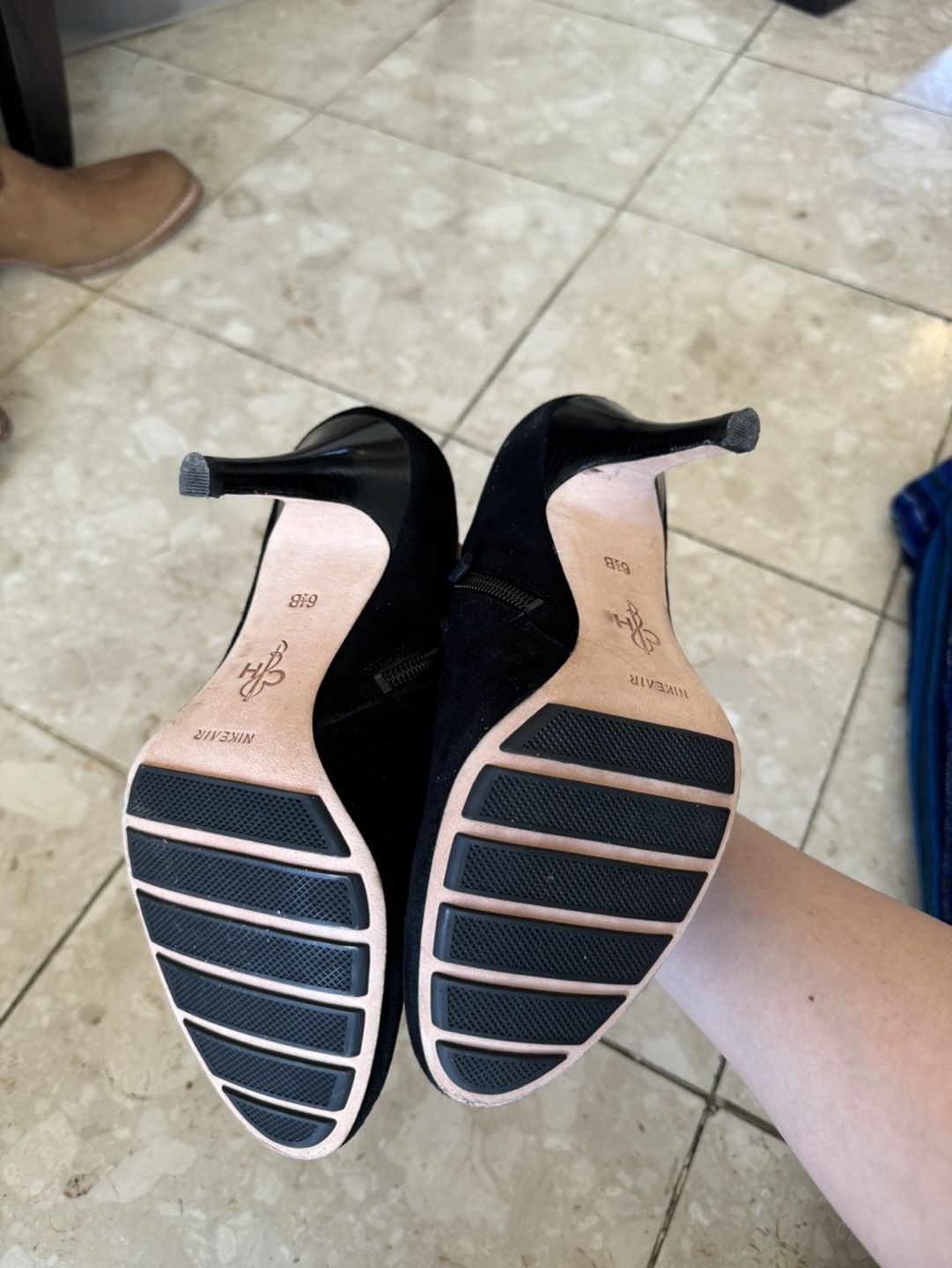 Cole Haan Black Suede Booties - photo 3