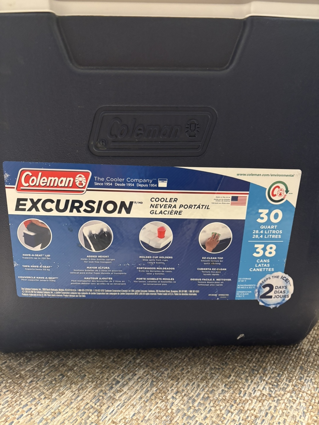 Coleman Excursion 30 Quart Cooler