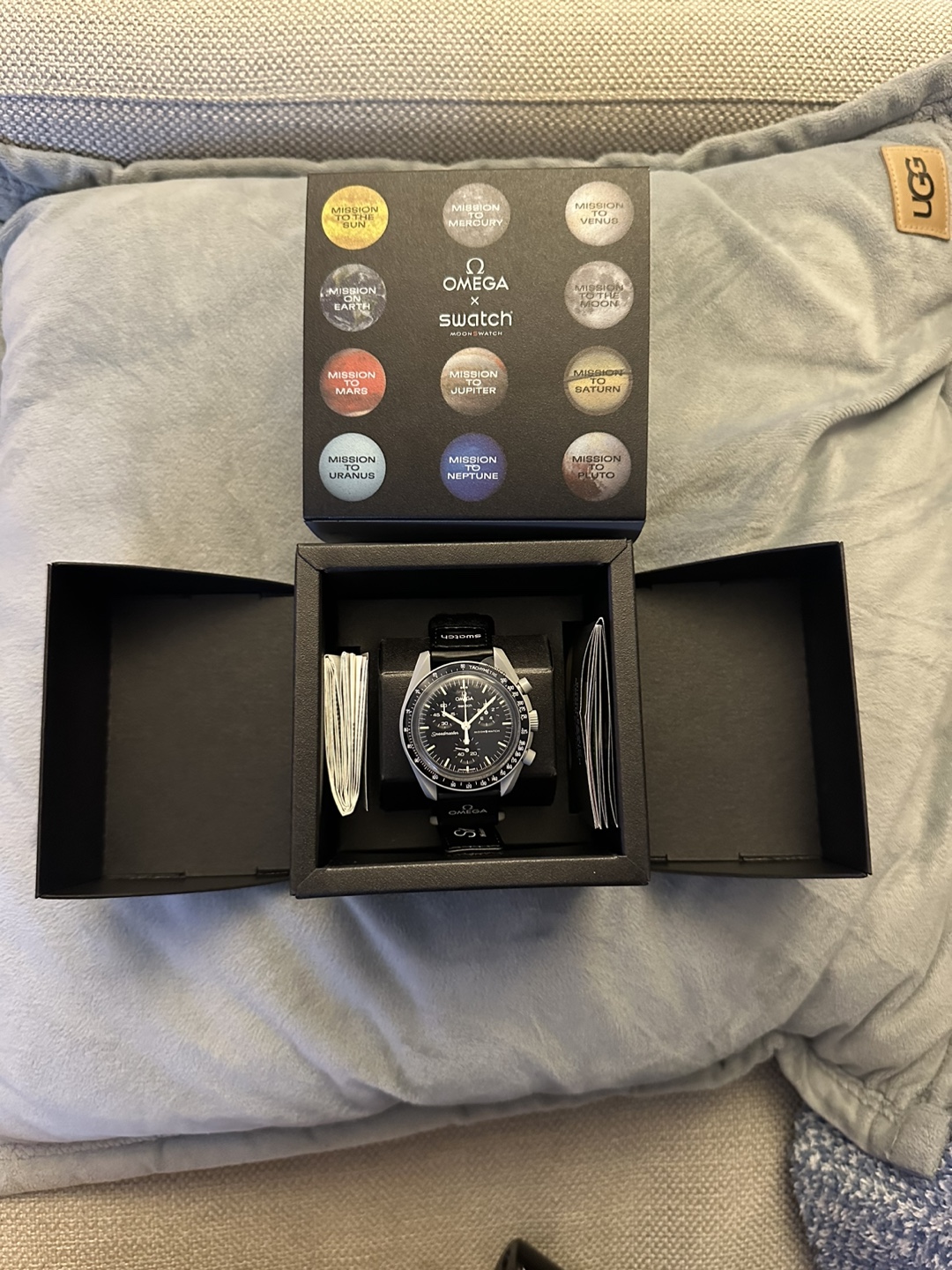 Omega x Swatch Mission to the Moon Bioceramic MoonSwatch - photo 3