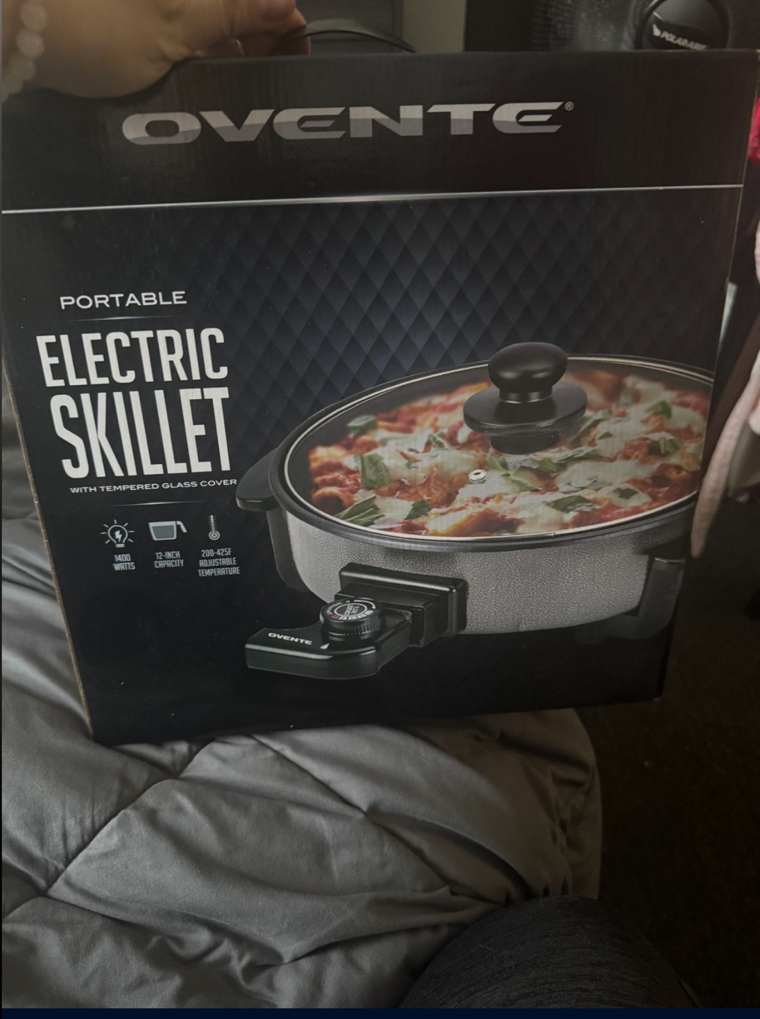 Ovente Portable Electric Skillet