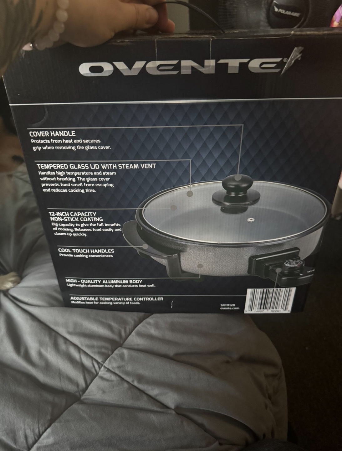 Ovente Portable Electric Skillet - photo 2