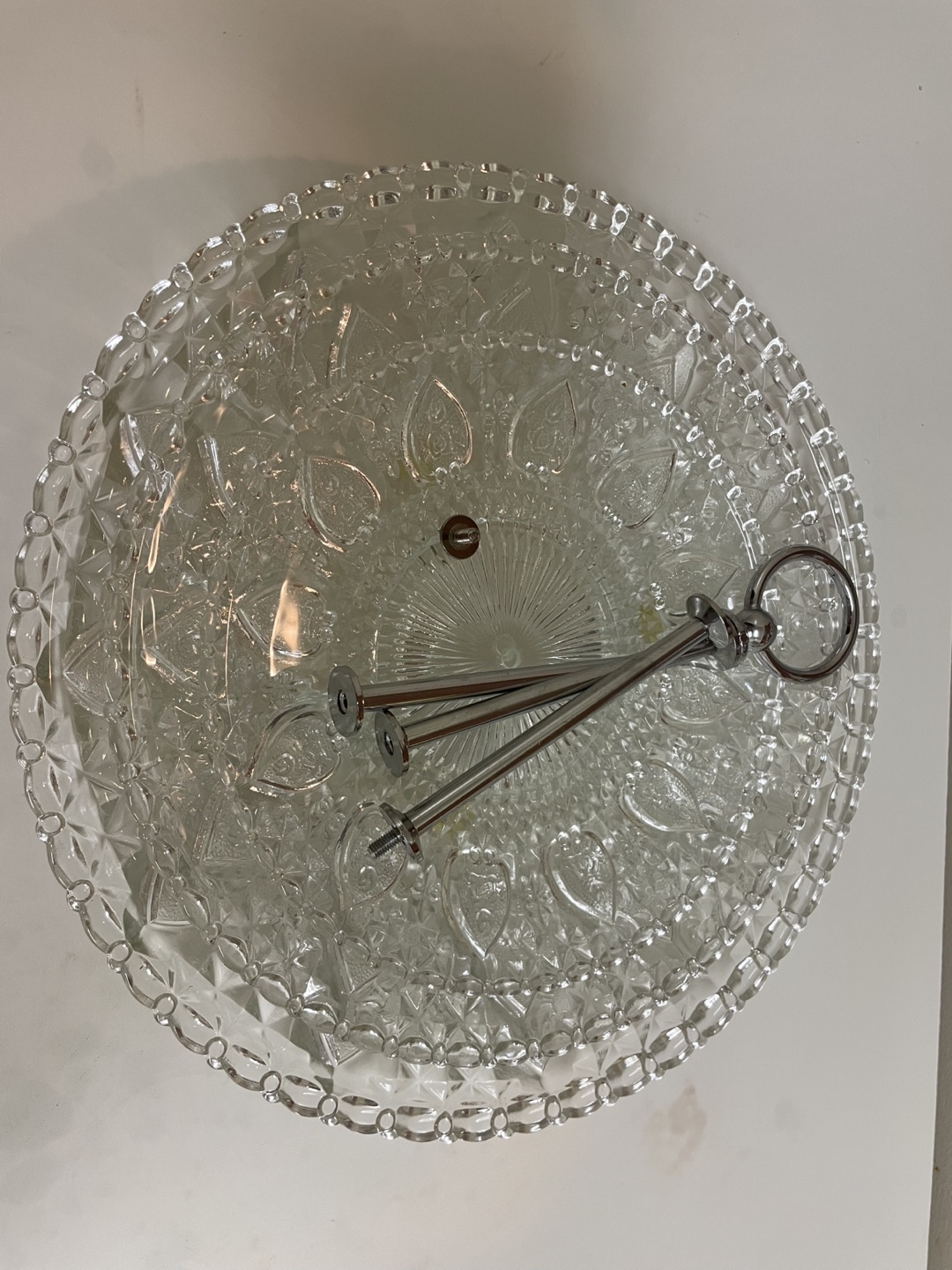 Vintage Glass Cake Stand