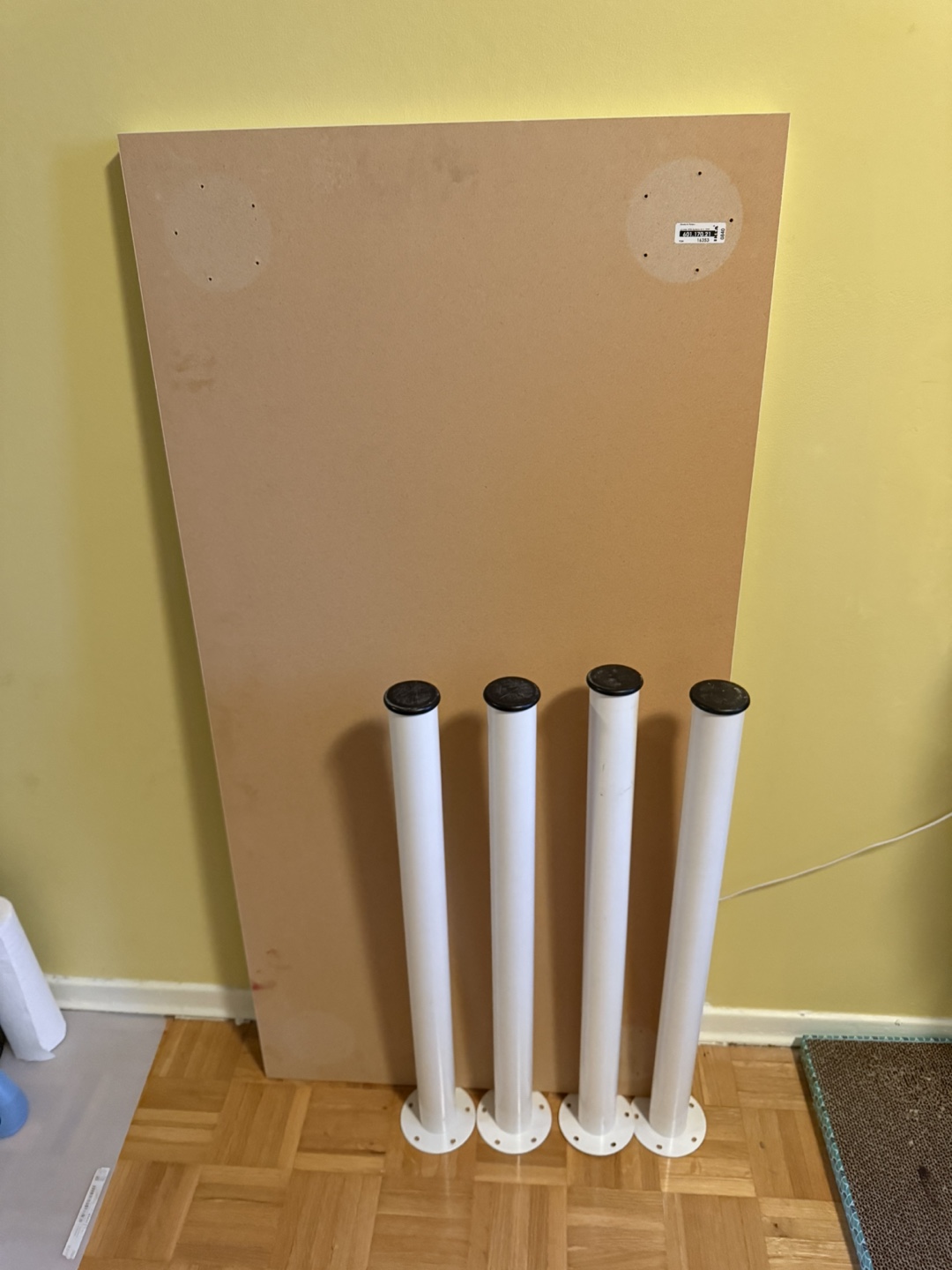 IKEA White Desk Top with Legs