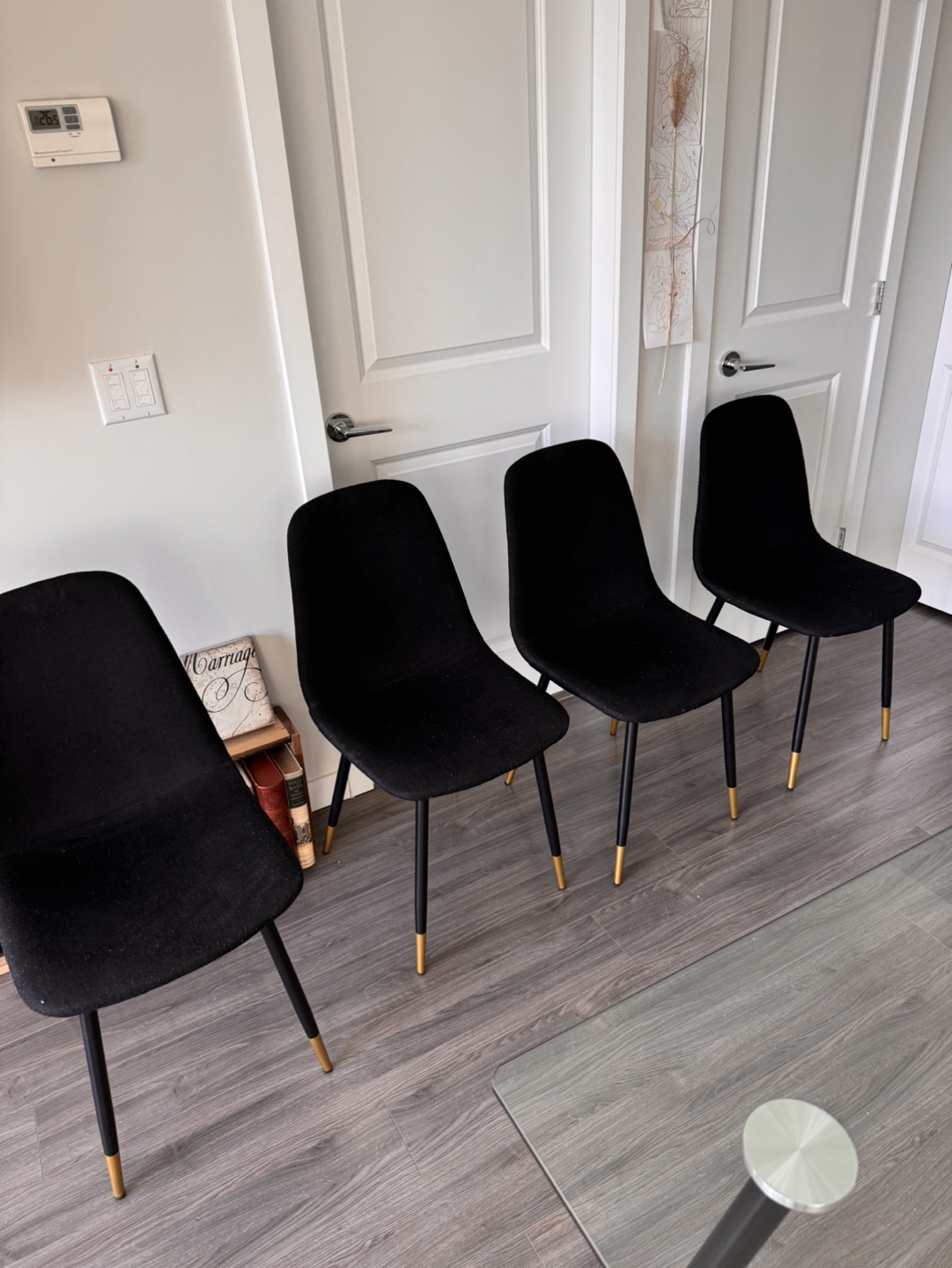 Glass Dining Table and 4 Chairs - photo 4