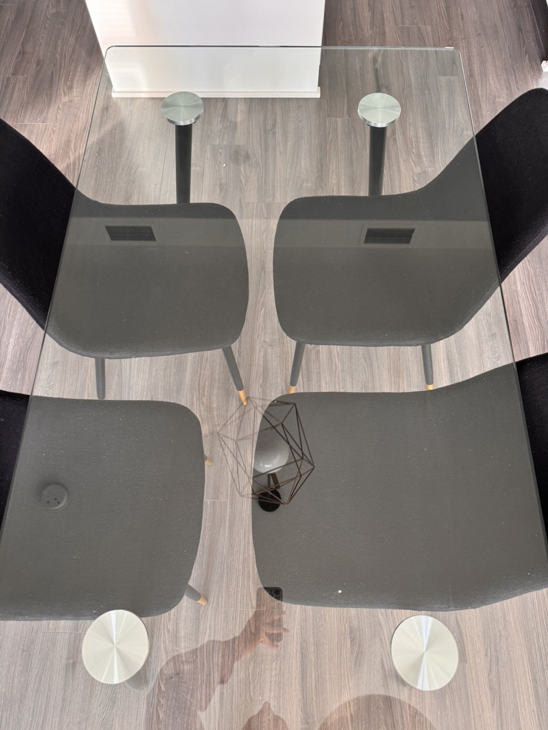 Glass Dining Table and 4 Chairs - photo 3
