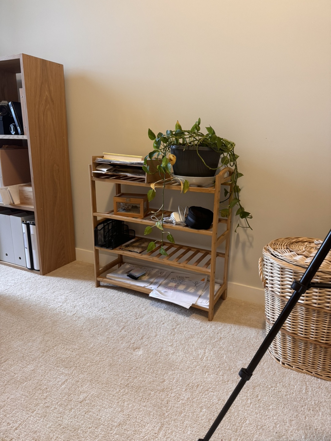 Wooden 4-Tier Shelf