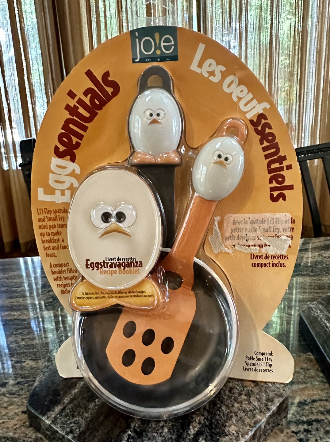 Joie Eggssentals -  Mini Fry Pan, Spatula, and Egg Ring Set
