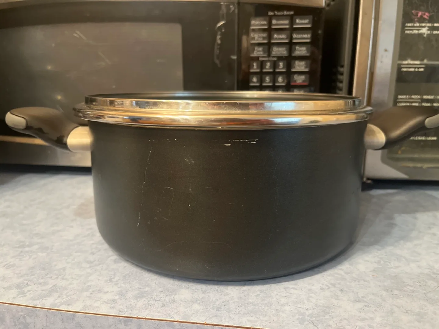 Black Pot with Lid