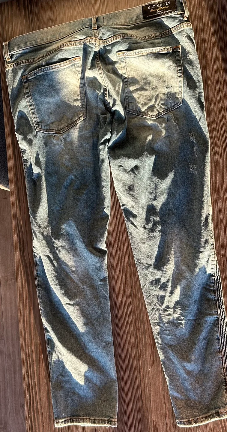 Get Me Fly Distressed Jeans thumbnail