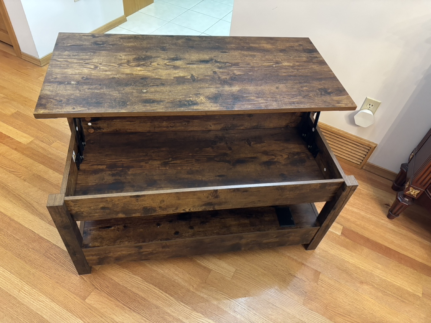 Lift Top Coffee Table with Storage - photo 5