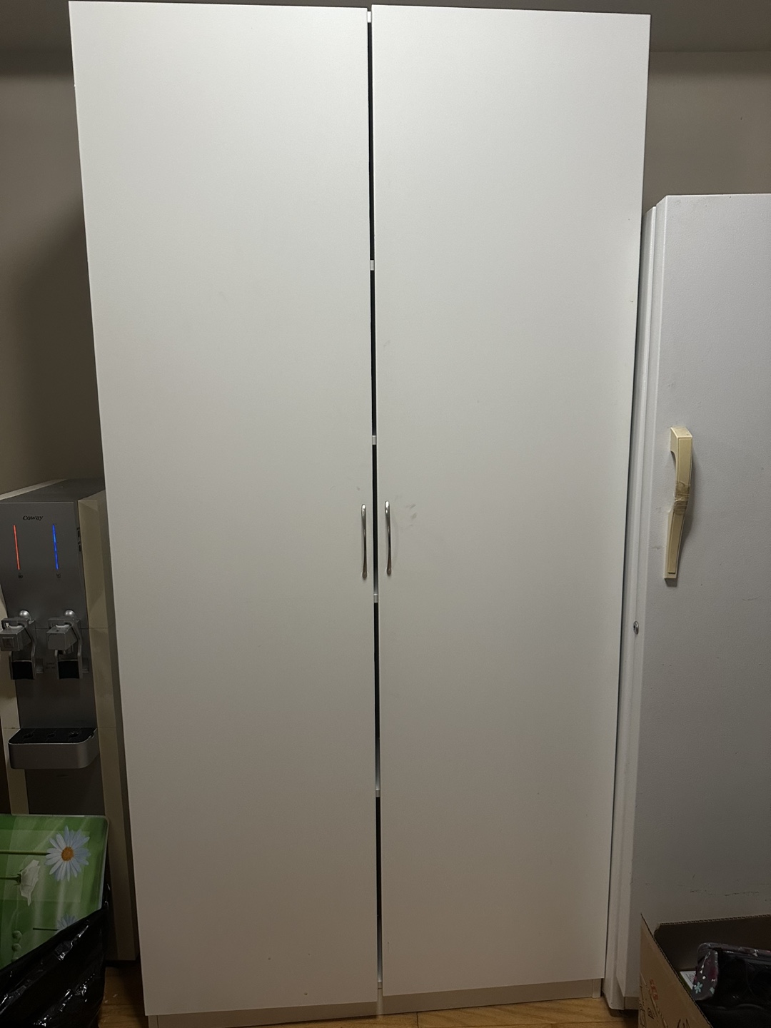 White Wardrobe with Shelves - photo 2
