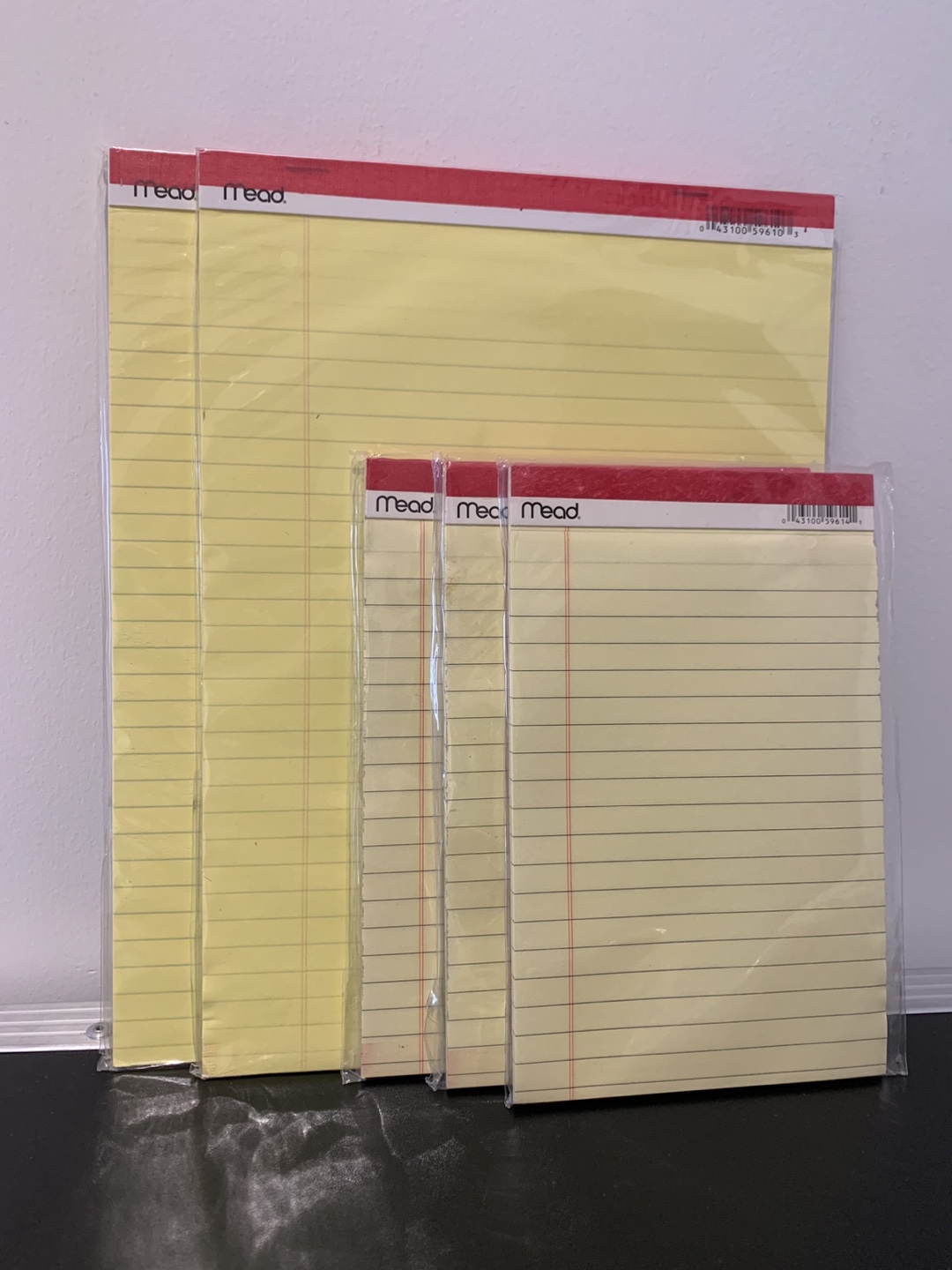 Mead legal note pad (Set of 5)