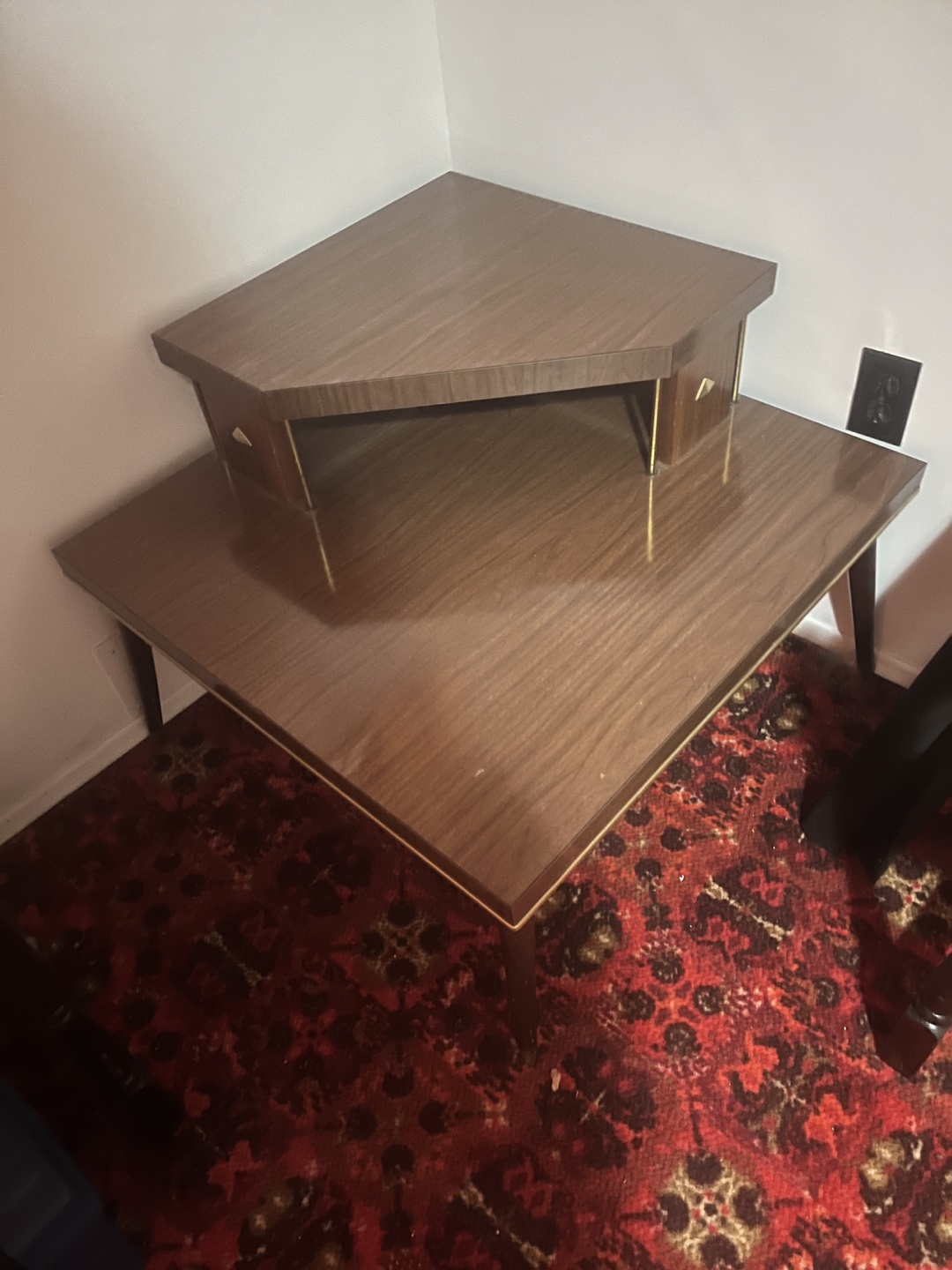 Vintage Corner Table