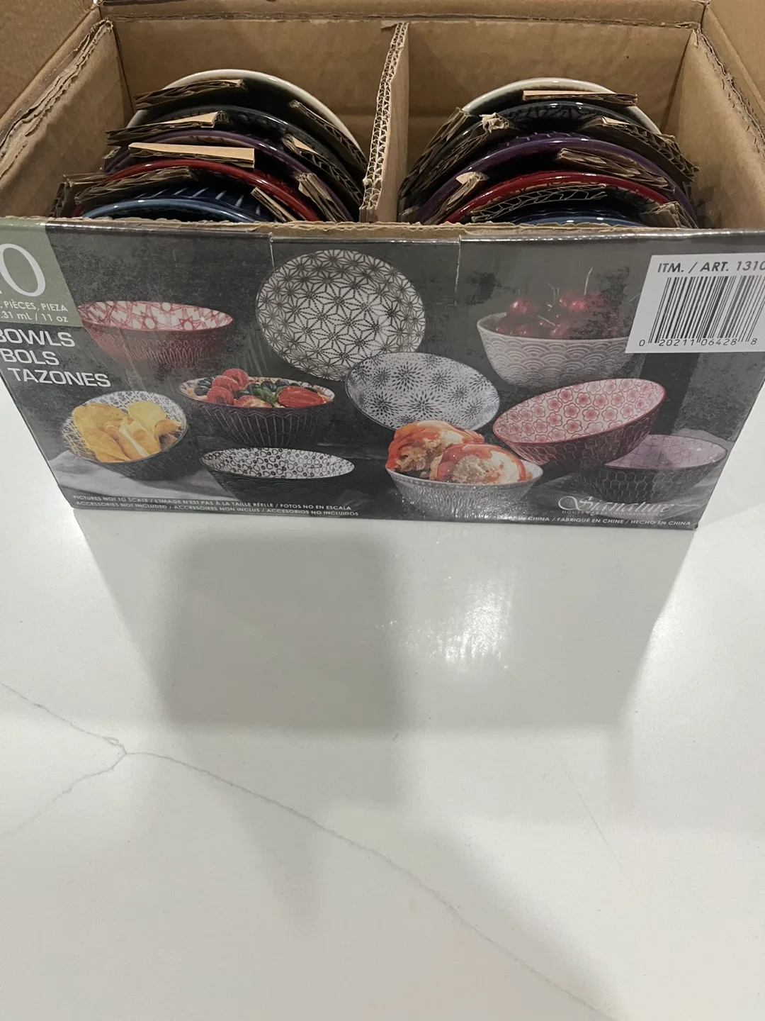 Set of 10 Ceramic Bowls image indicator(2)