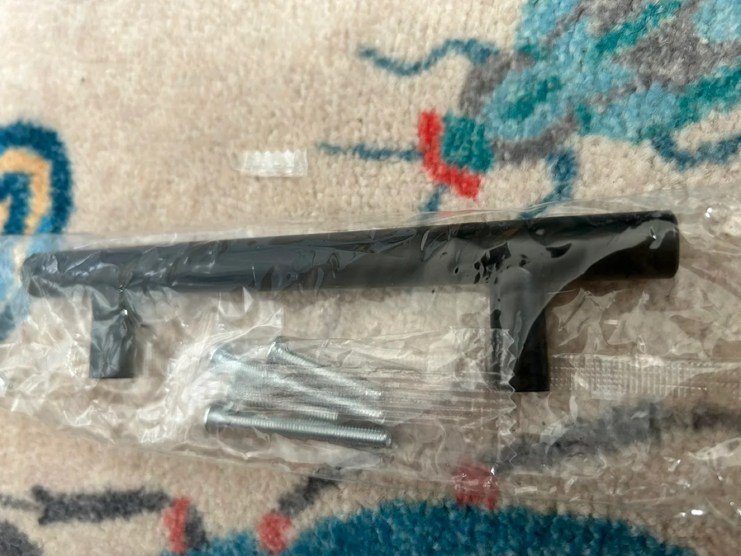 Matte Black Cabinet/Drawer Handles - 15cm L x 3cm D image indicator(2)