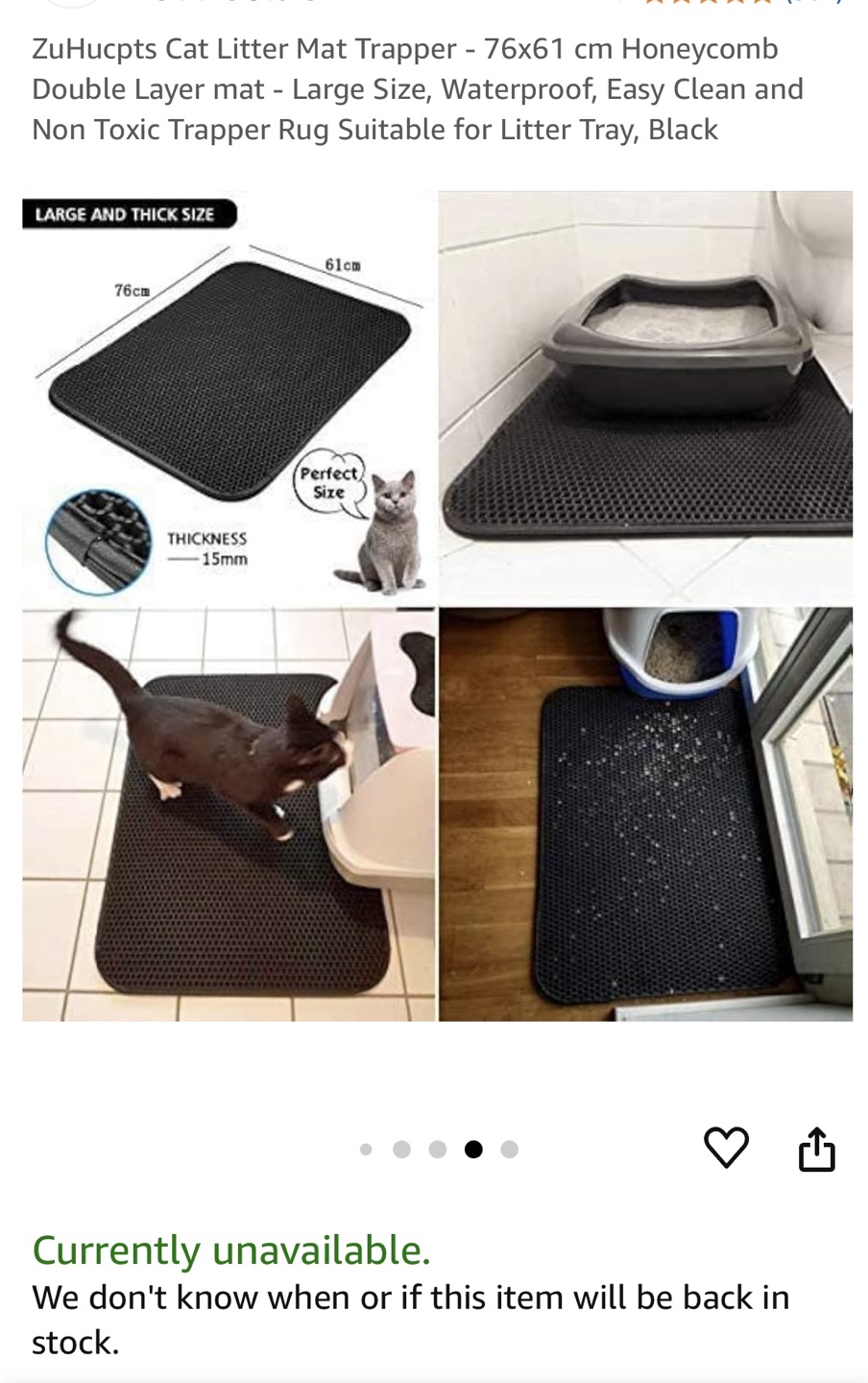 Cat litter trapper mat - large - photo 5