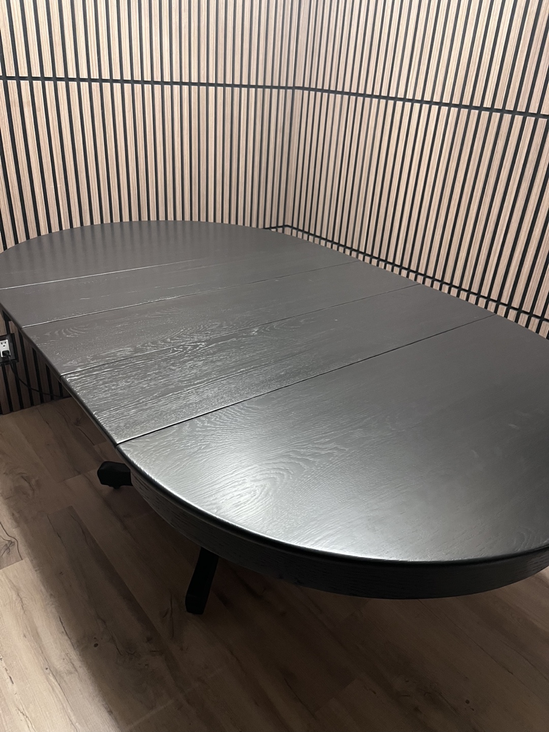 Black Extendable Dining Table - photo 4
