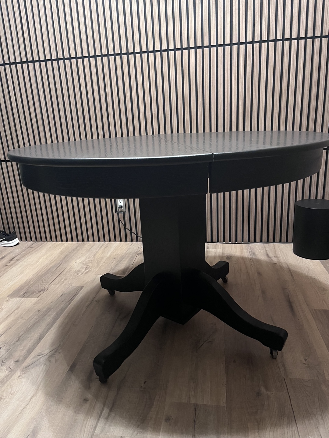 Black Extendable Dining Table - photo 2