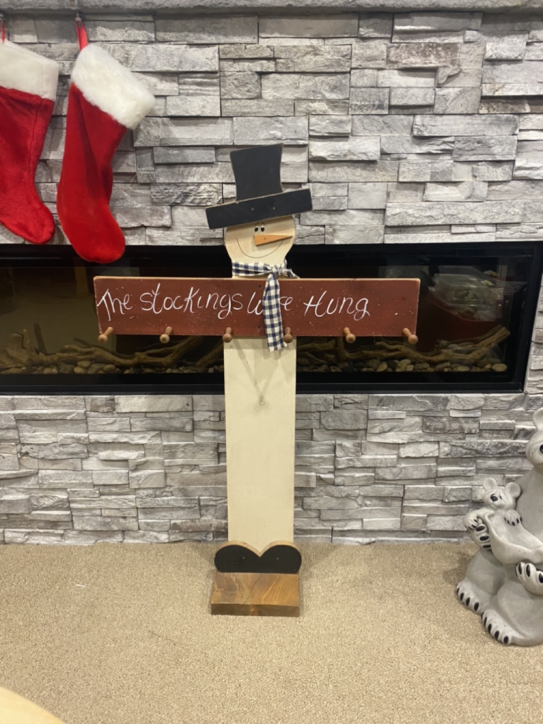“The Stockings Were Hung” Snowman Décor - photo 2