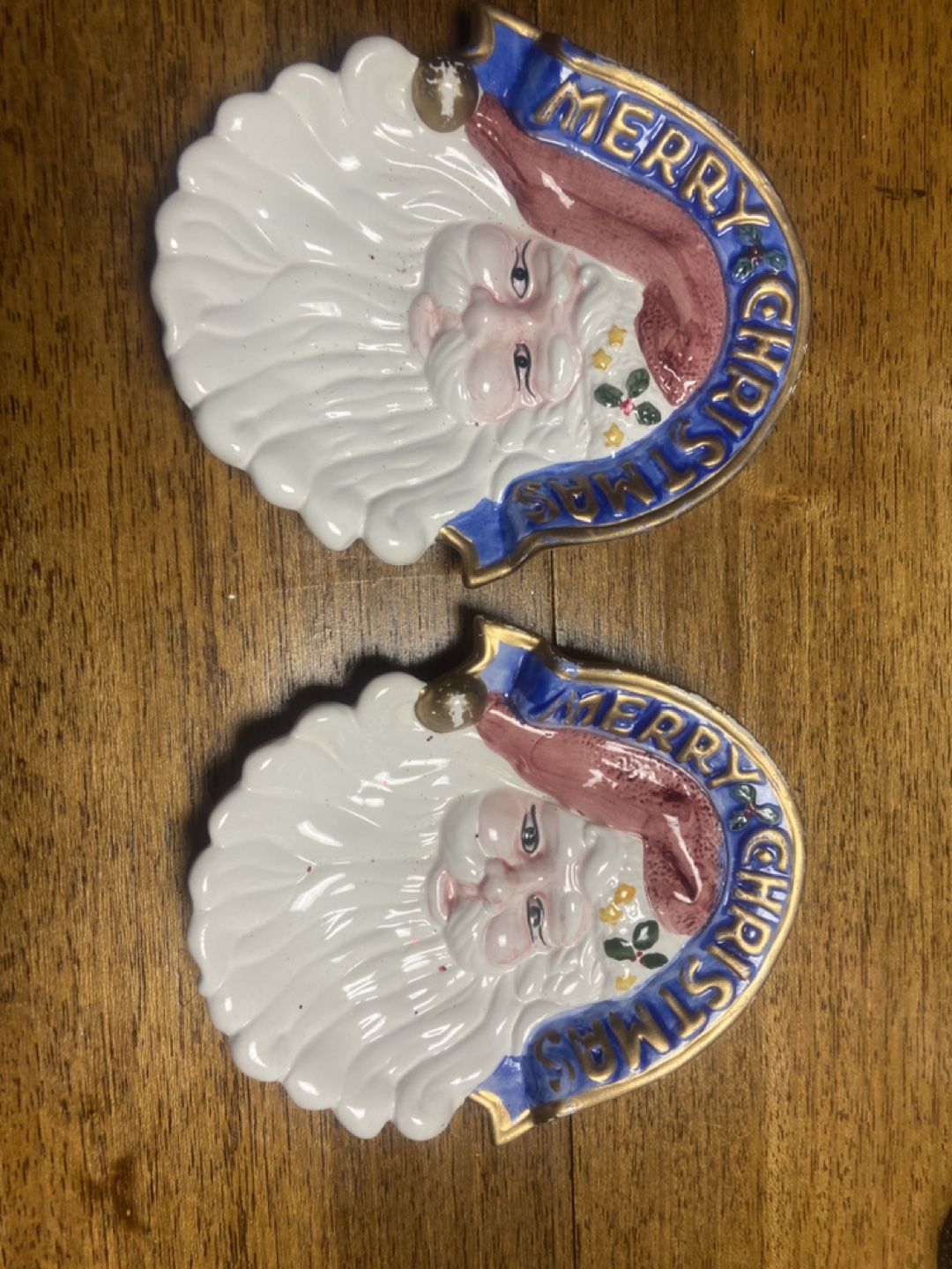 Vintage Corningware Santa Dishes