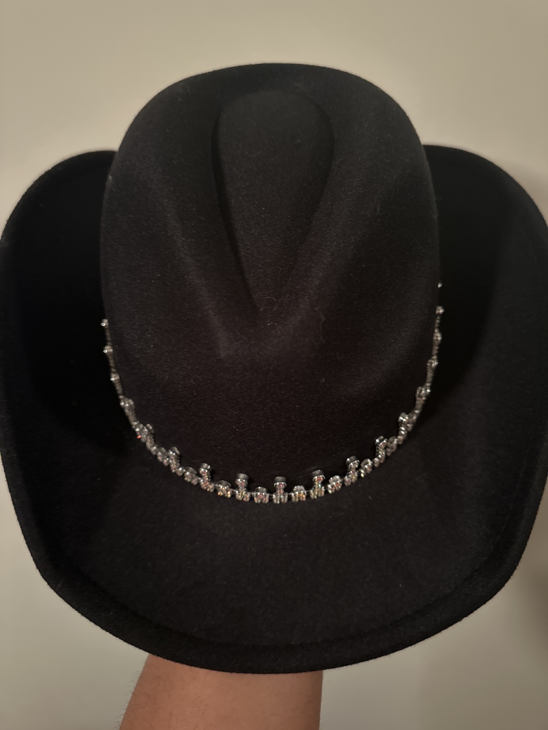 Black Rhinestone Cowboy Hat - photo 3