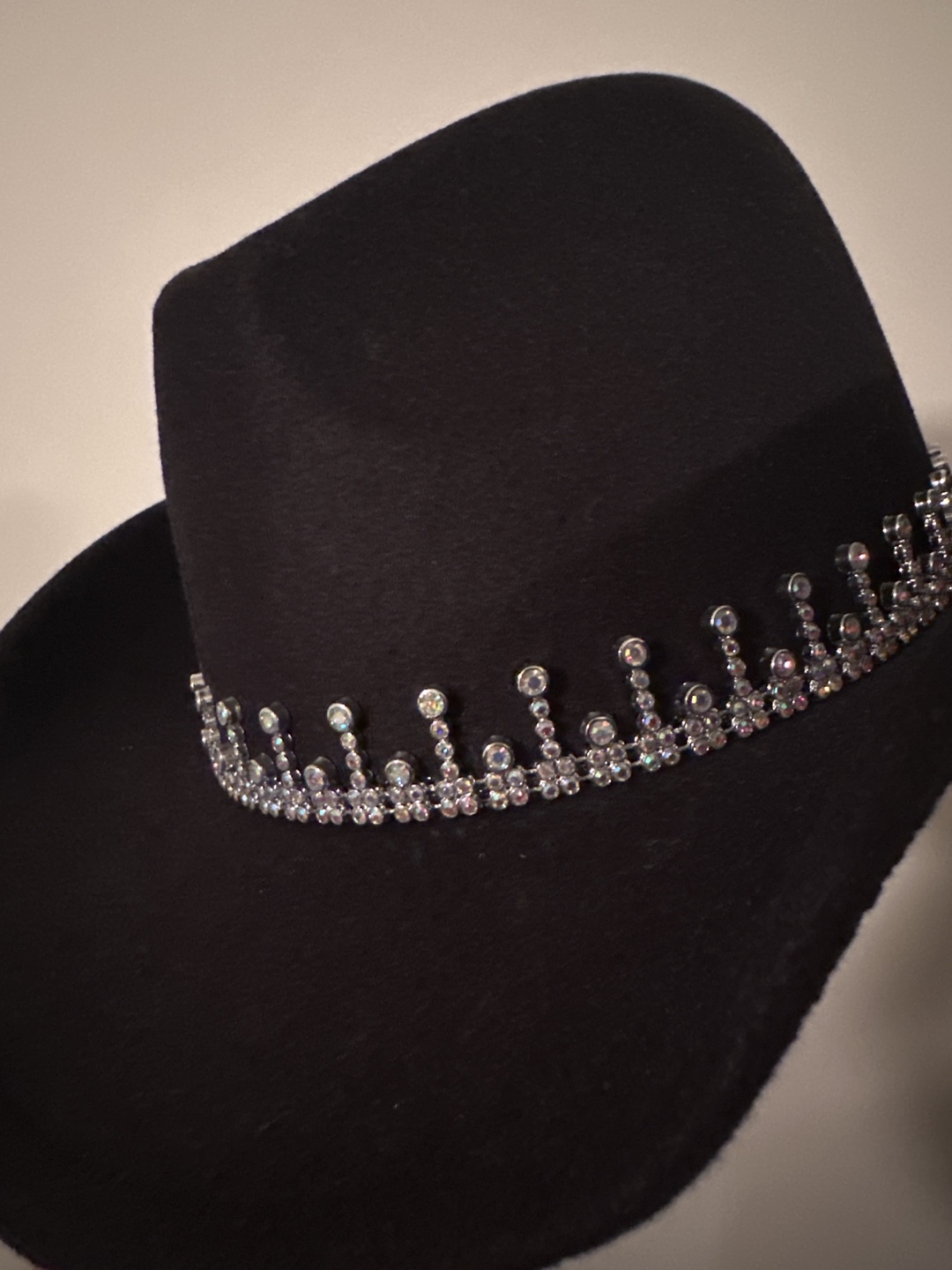 Black Rhinestone Cowboy Hat - photo 2