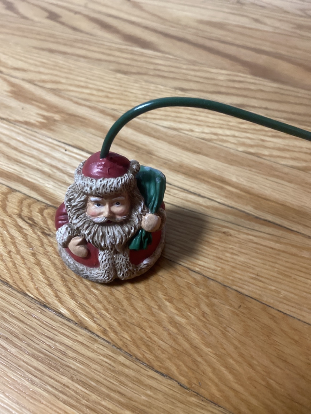 Vintage Santa Claus Christmas candle snuffer - photo 2