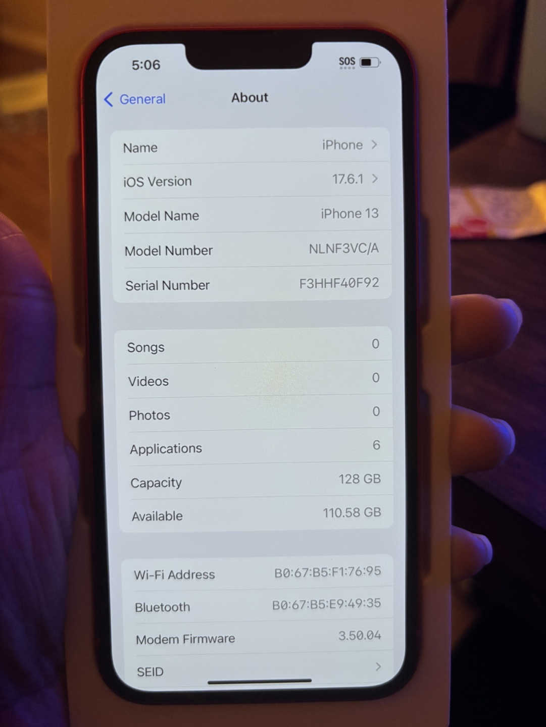 iPhone 13 128GB (PRODUCT)RED - photo 3