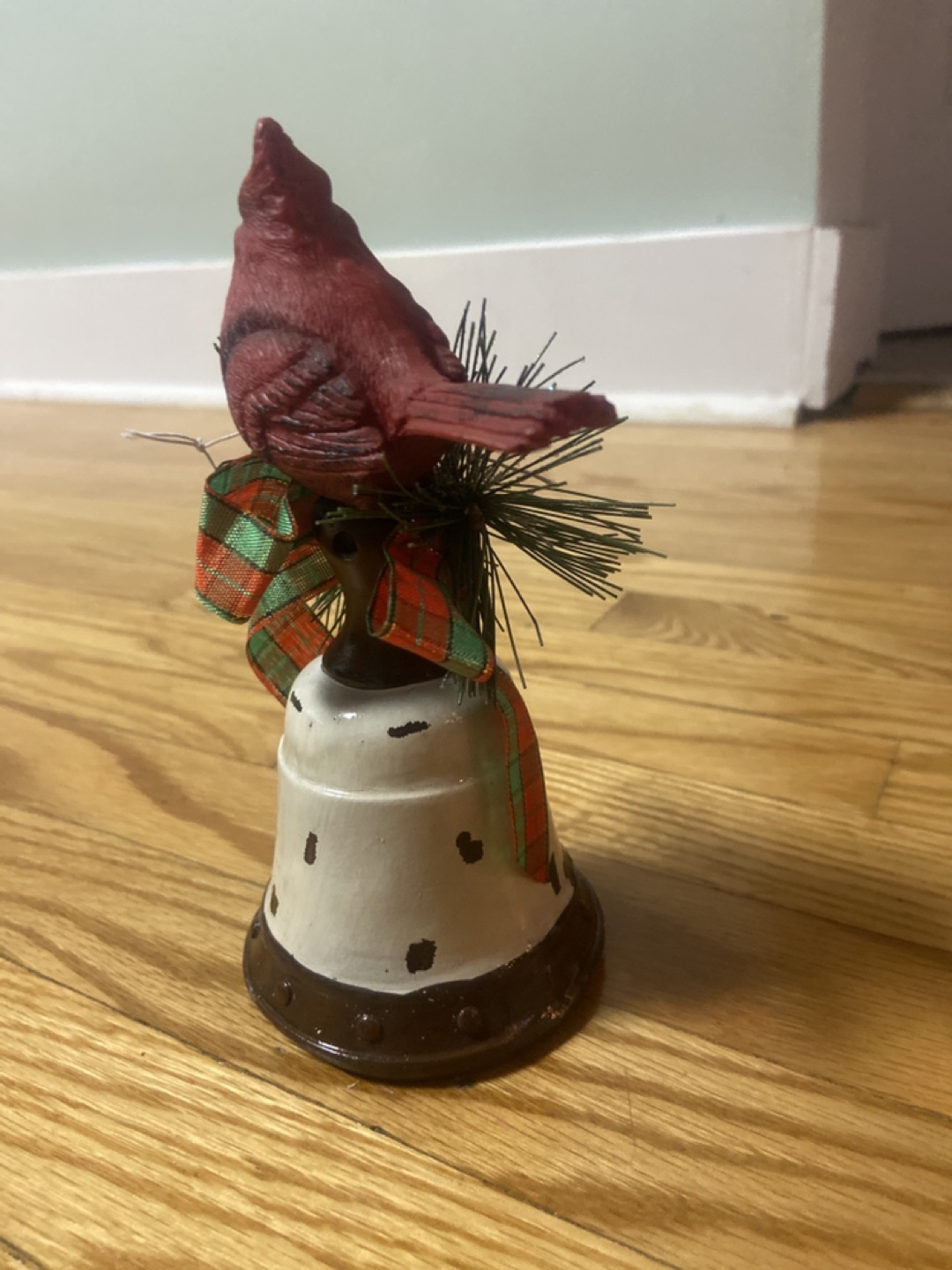 Cardinal Christmas Bell Ornament - photo 2
