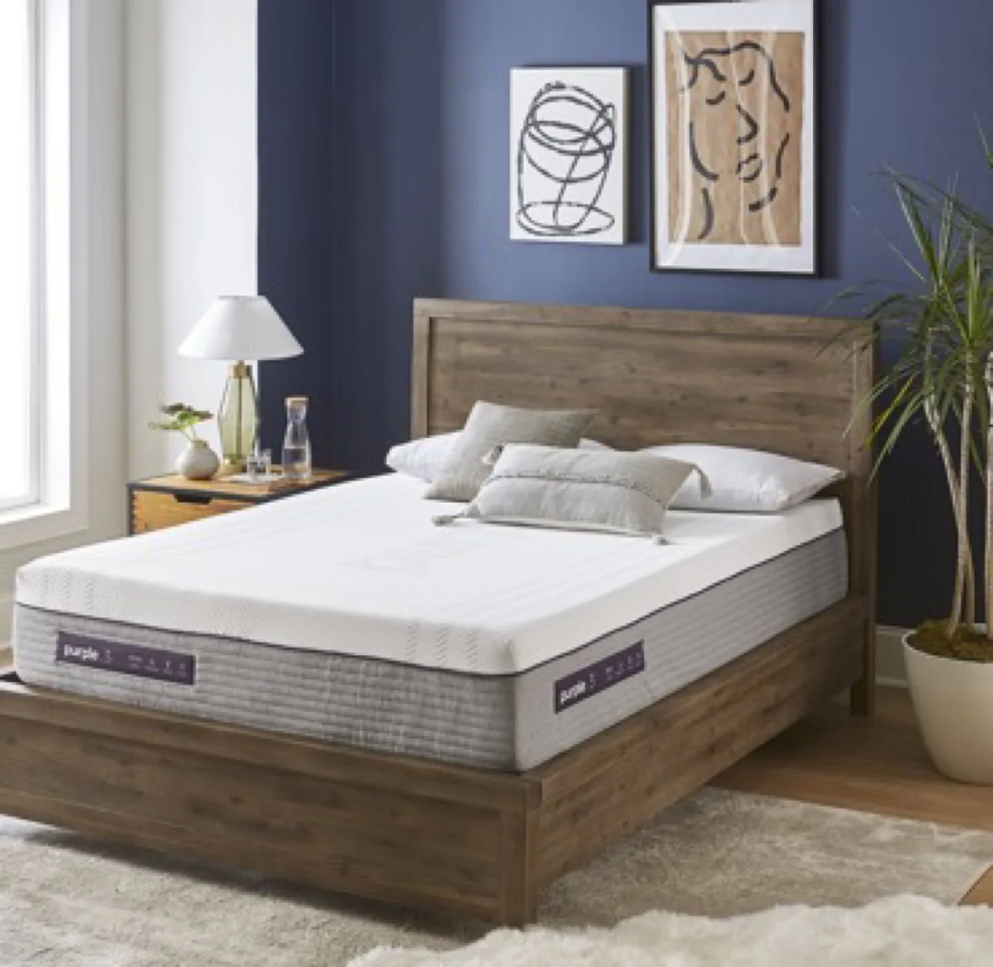 Purple Luxury King size Mattress 💚 image indicator(4)