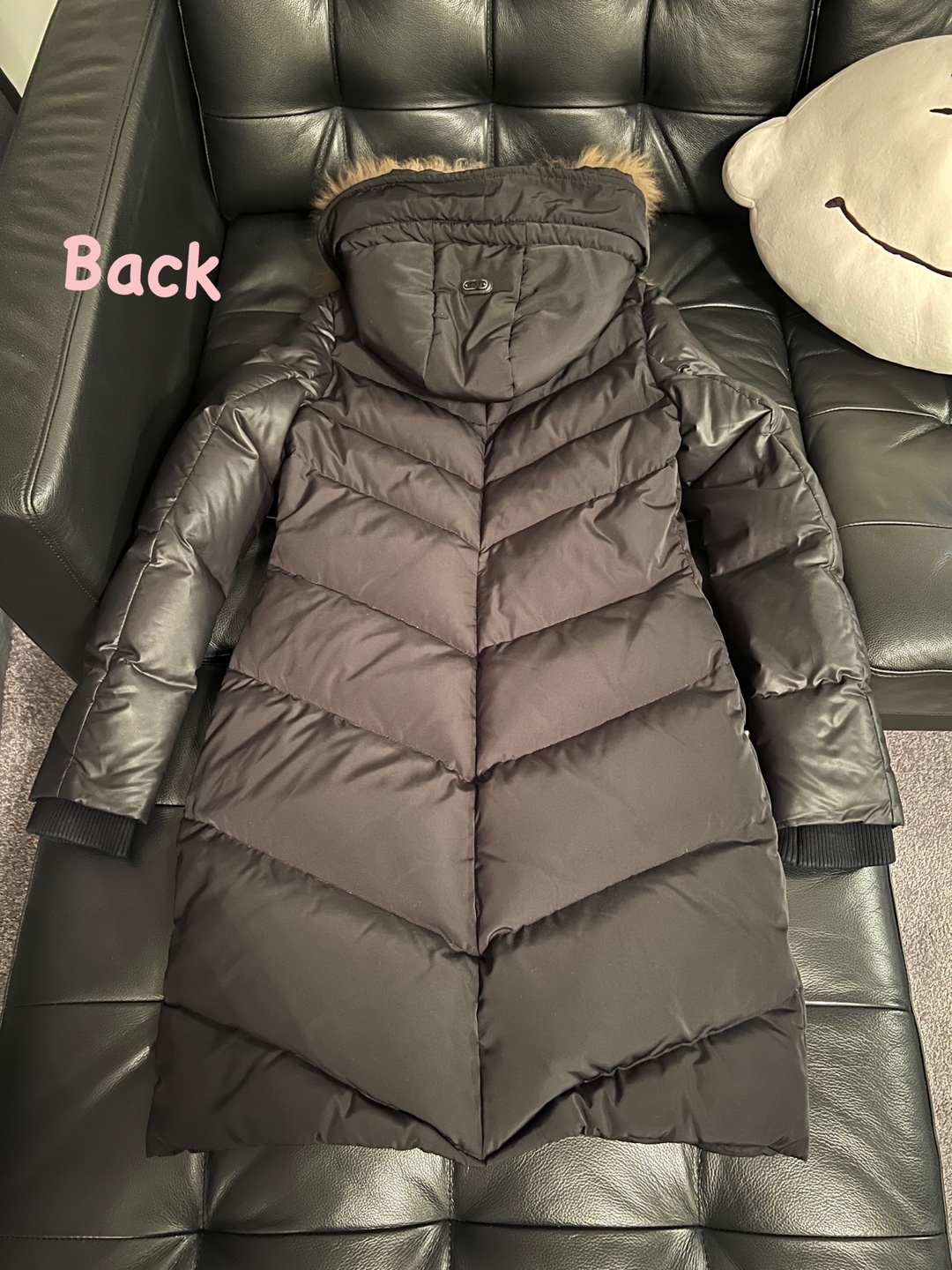 RUDSAK Women Black Puffer Coat with Fur Hood - photo 2