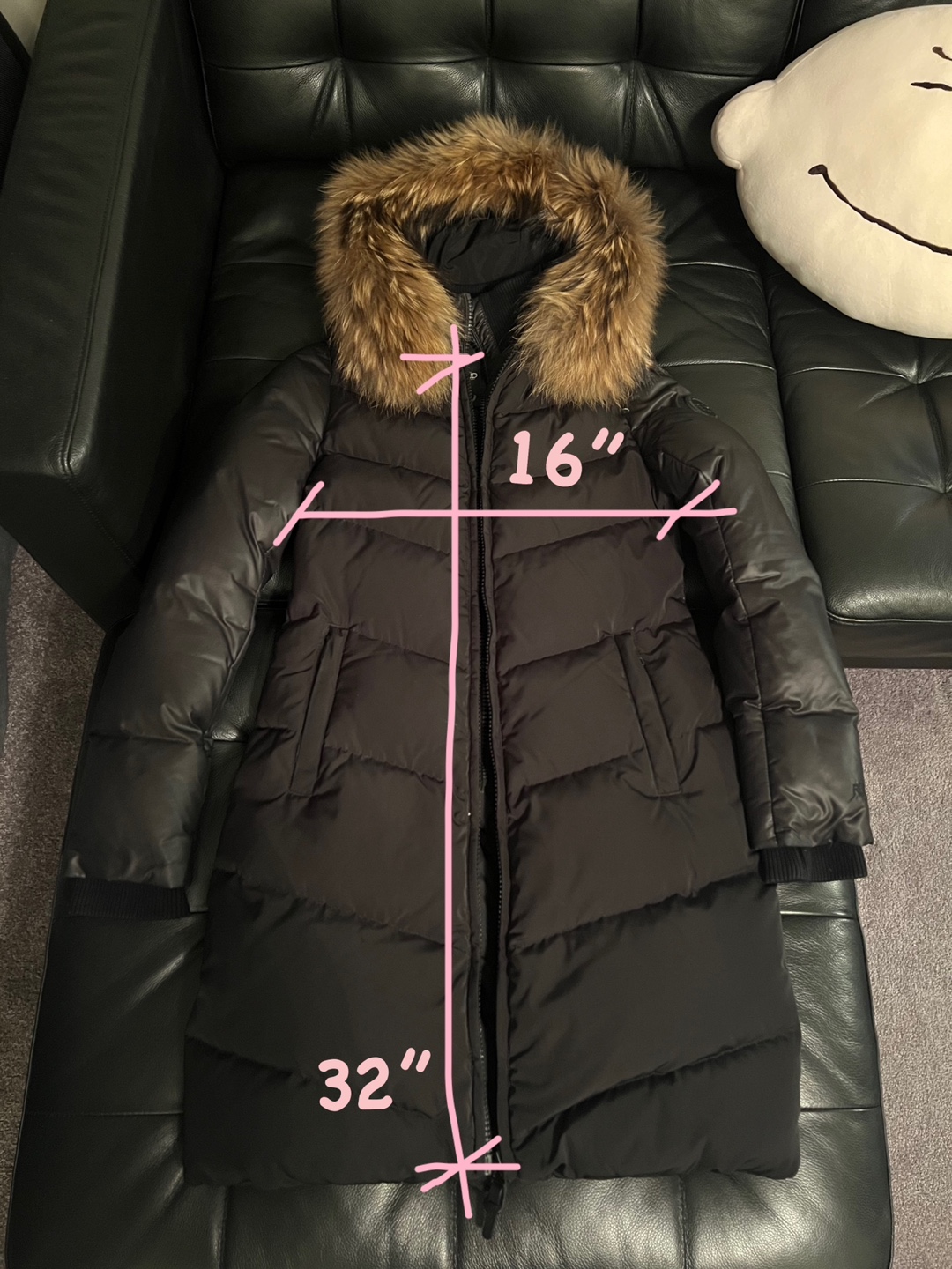 RUDSAK Women Black Puffer Coat with Fur Hood - photo 5