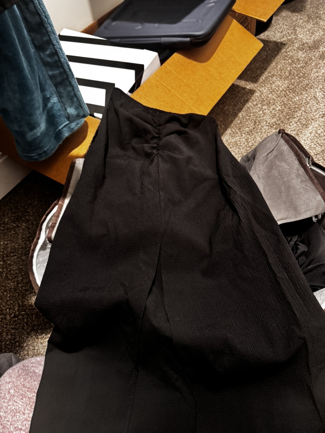 NWT Black Slit Skirt - photo 2