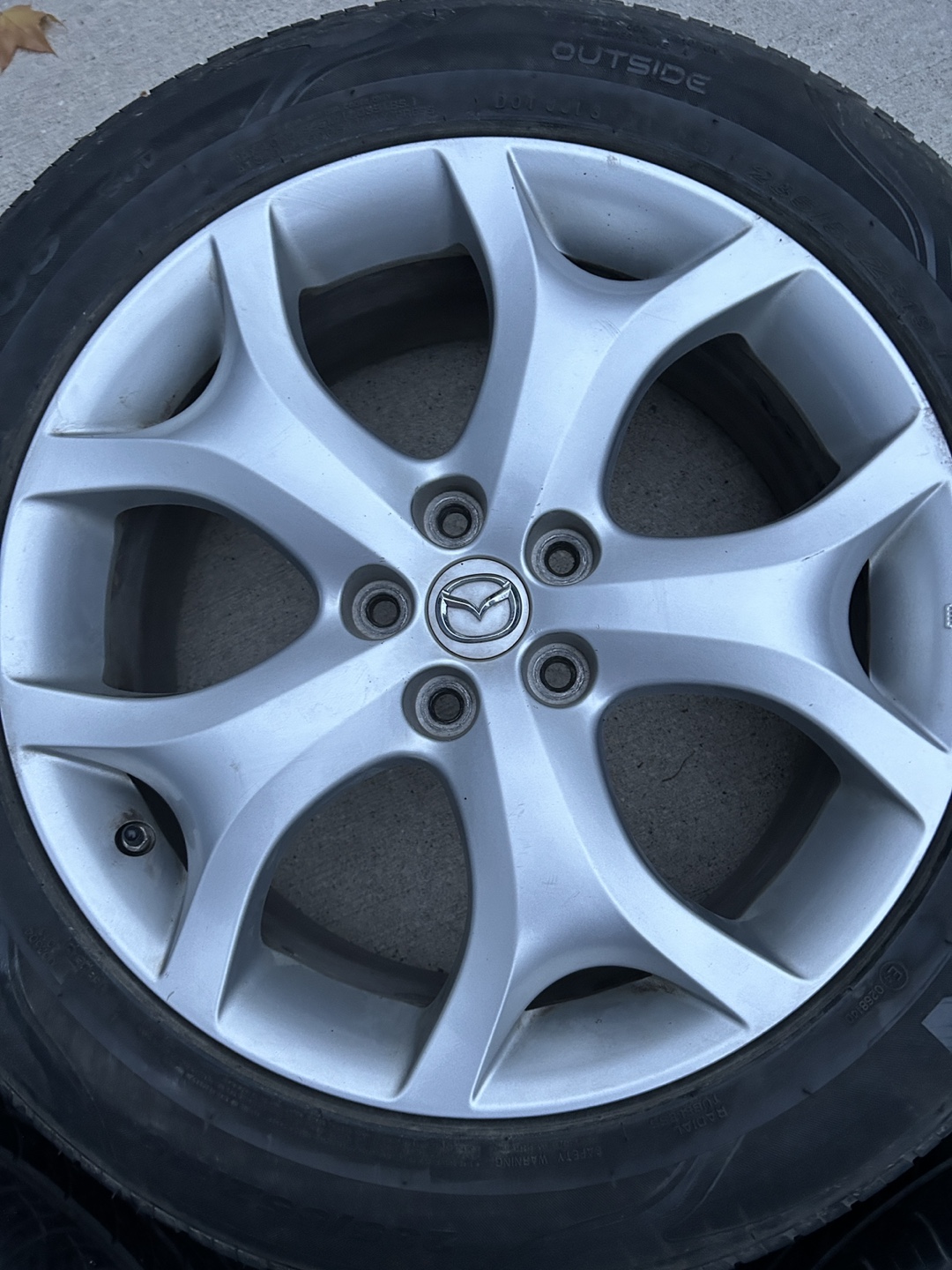 19” Mazda cx9 wheels only ( no tires ) - photo 3