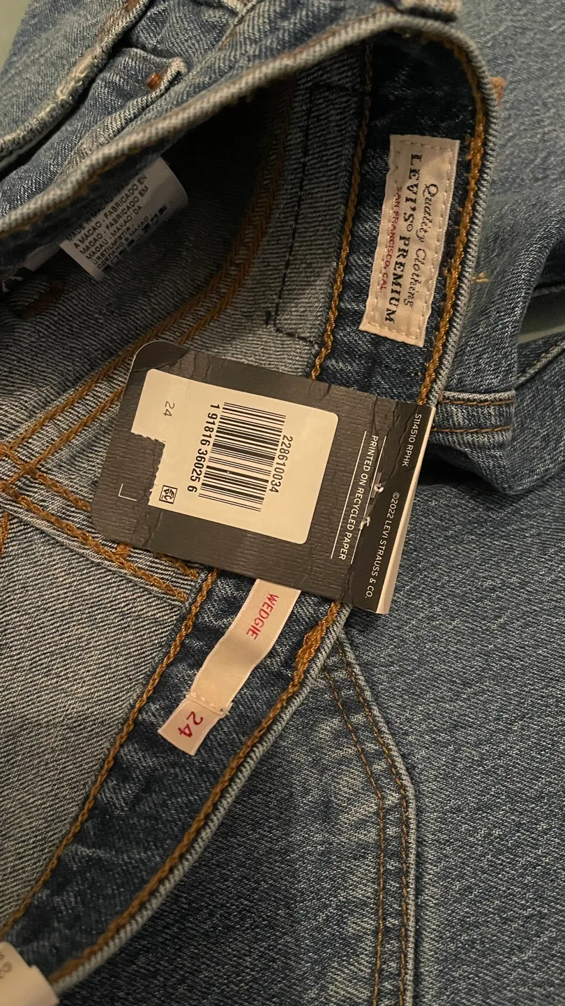 US 24 Levi's womens Premium Wedgie Icon Fit Jeans image indicator(4)