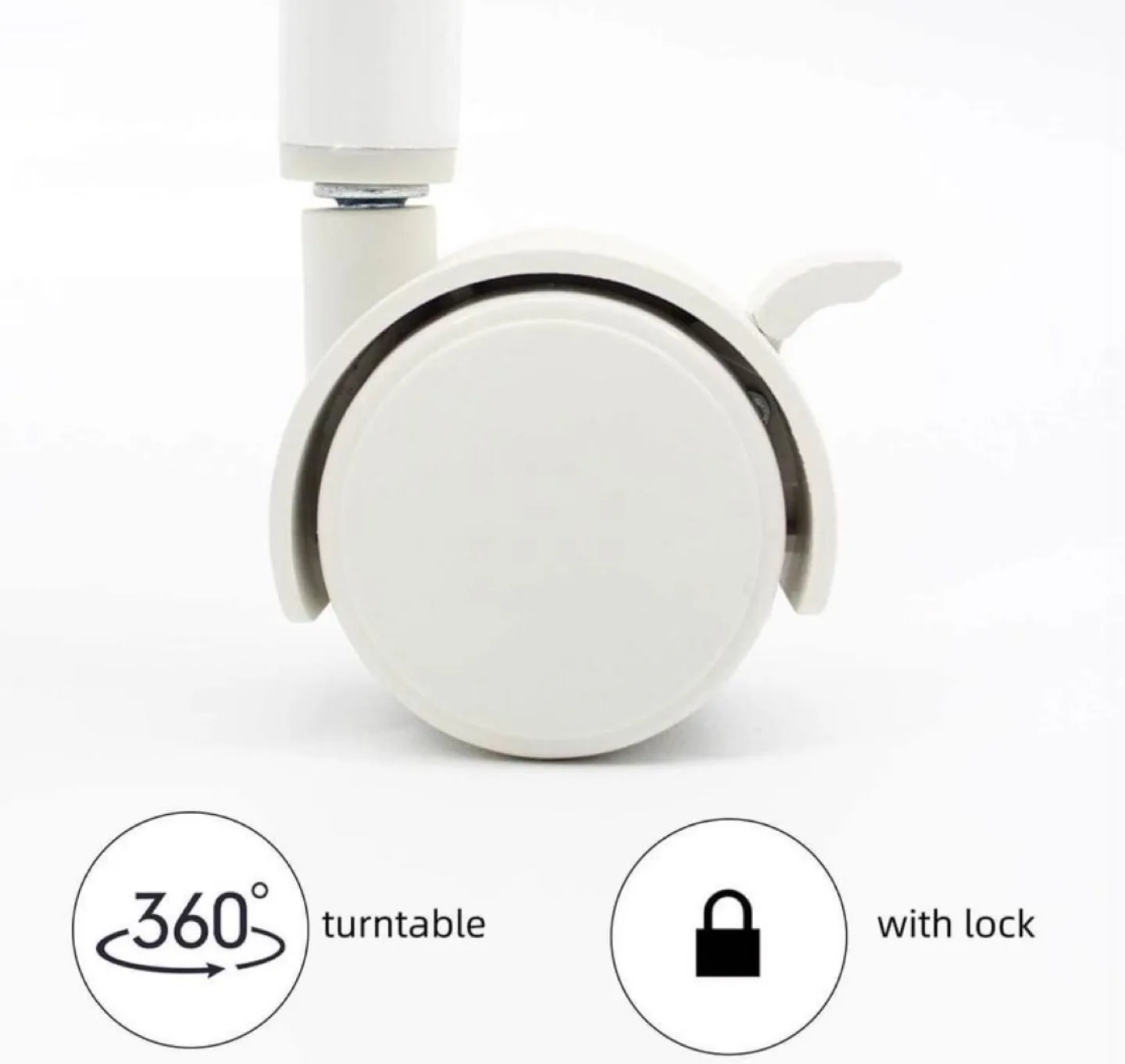 3-Tier Rolling Utility Cart with Locking Wheels image indicator(3)